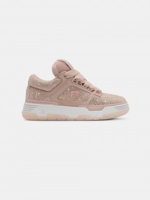 Basket Amiri Crystal Ma-1 Femme Rose | EWSU36718