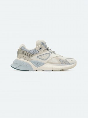 Basket Amiri Ma Runner Femme Grise Bleu | QGMY38641