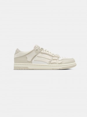 Basket Amiri Skel-top Low Femme Alabaster | XEFQ45017