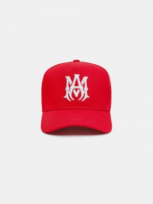 Chapeaux Amiri Full Canvas Ma Hat Homme Rouge | MAJG43765