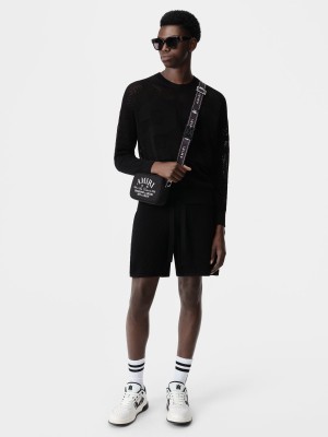 Knitwear Amiri 22 Short Homme Noir | TBPF73845