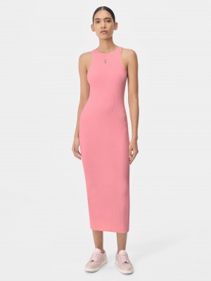 Knitwear Amiri Stacked Maxi Dress Femme Rose | XSPN73165