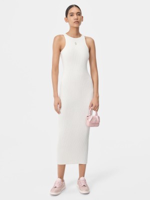 Knitwear Amiri Stacked Maxi Dress Femme Alabaster | CGRI73604