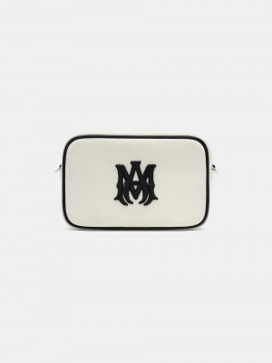 Sacs Amiri Ma Canvas Camera Case Homme Birch | KQWE10924
