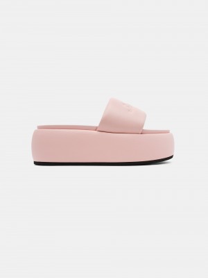 Sandale Amiri Script Platform Sandal Femme Rose | HNDZ14278