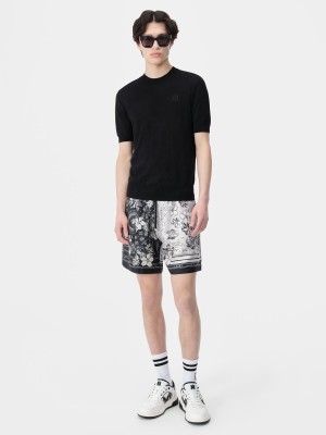 Short Amiri Bandana Floral Short Homme Noir | QHDF86590