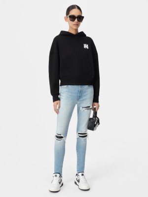 Sweats Amiri Ma Core Logo Hoodie Femme Noir | YRAM24897