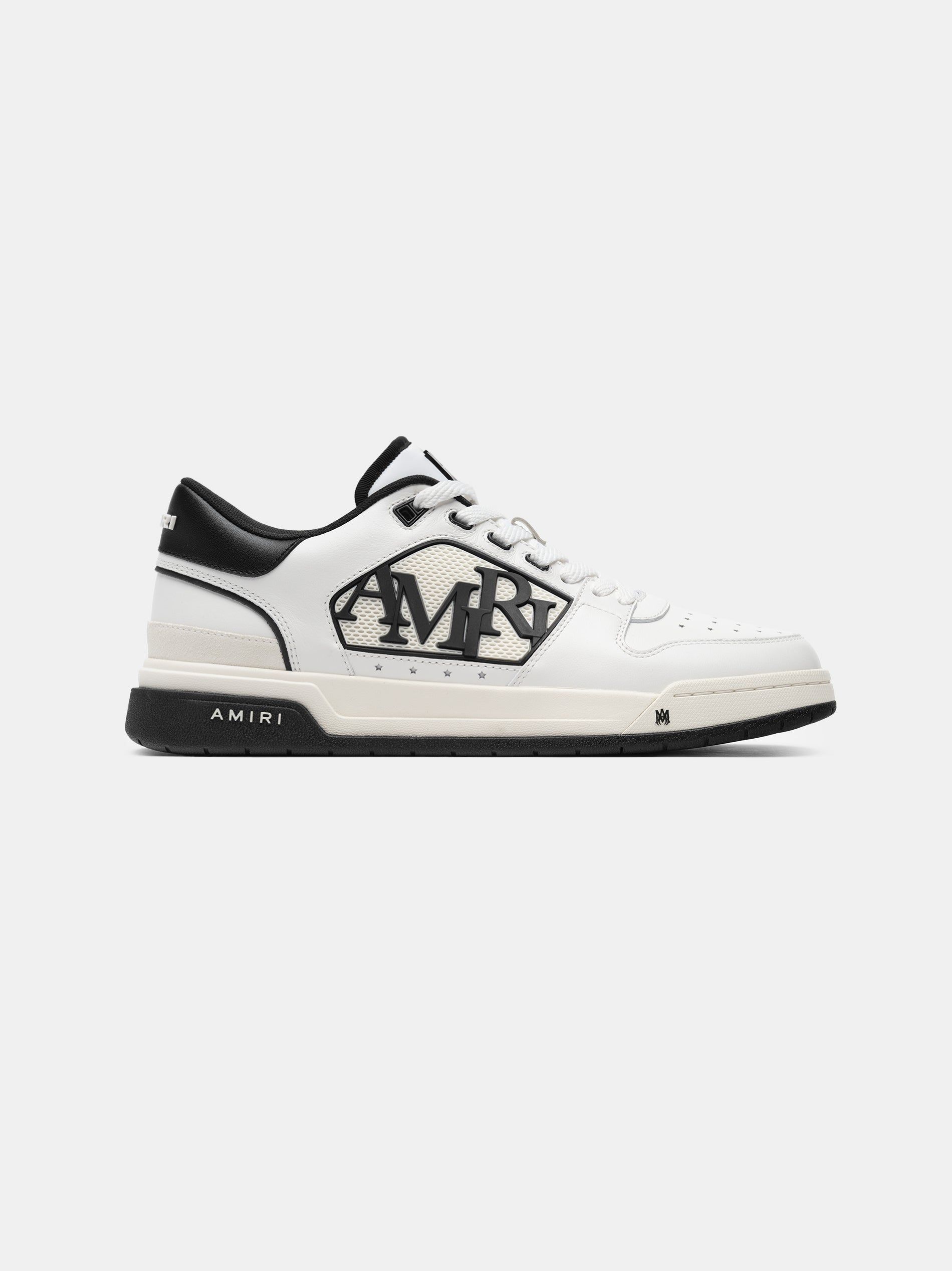 Basket Amiri Classic Low Femme Blanche Noir | ZKSN41298