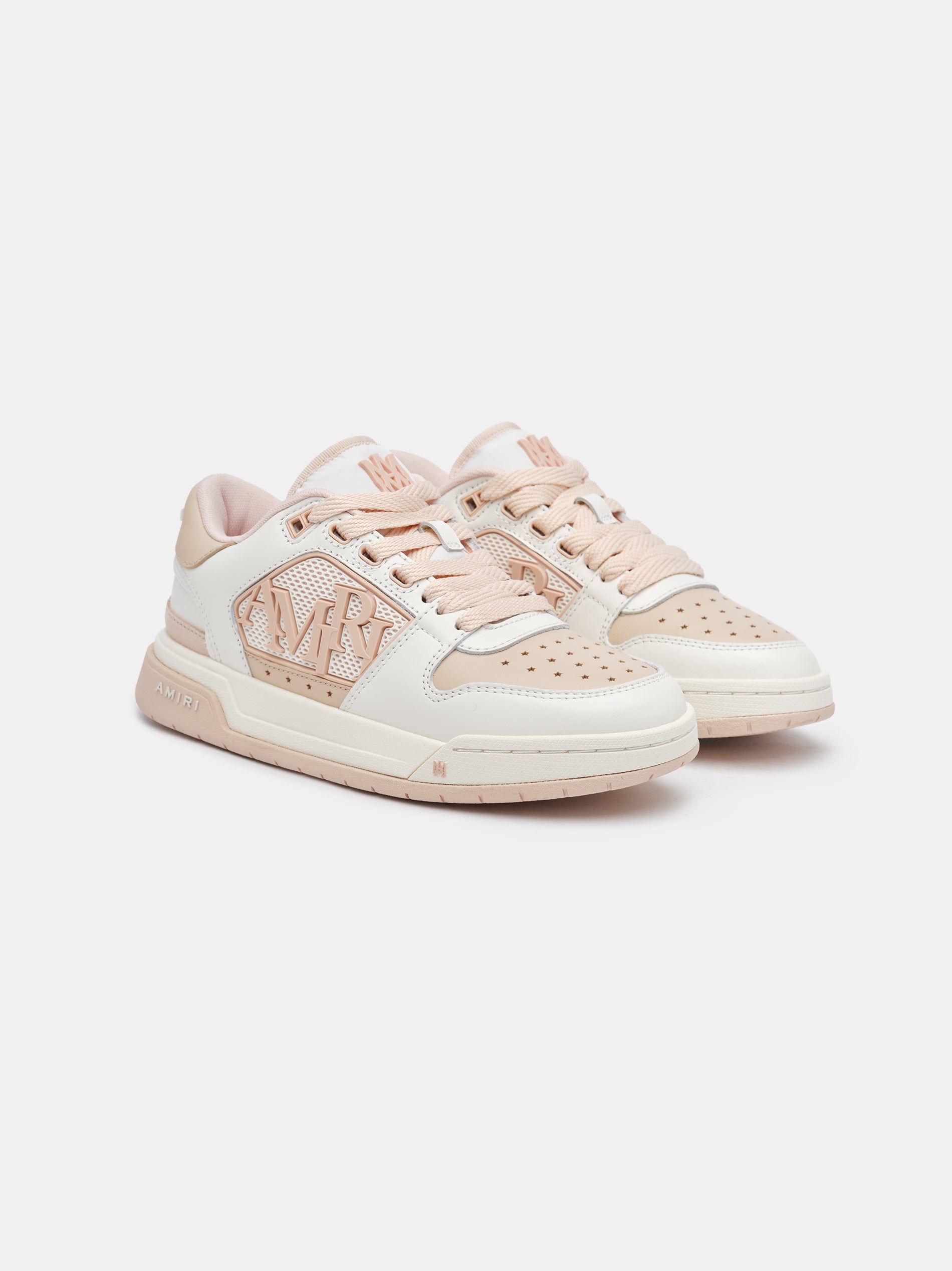 Basket Amiri Classic Low Femme Blanche Rose | HGSJ09378