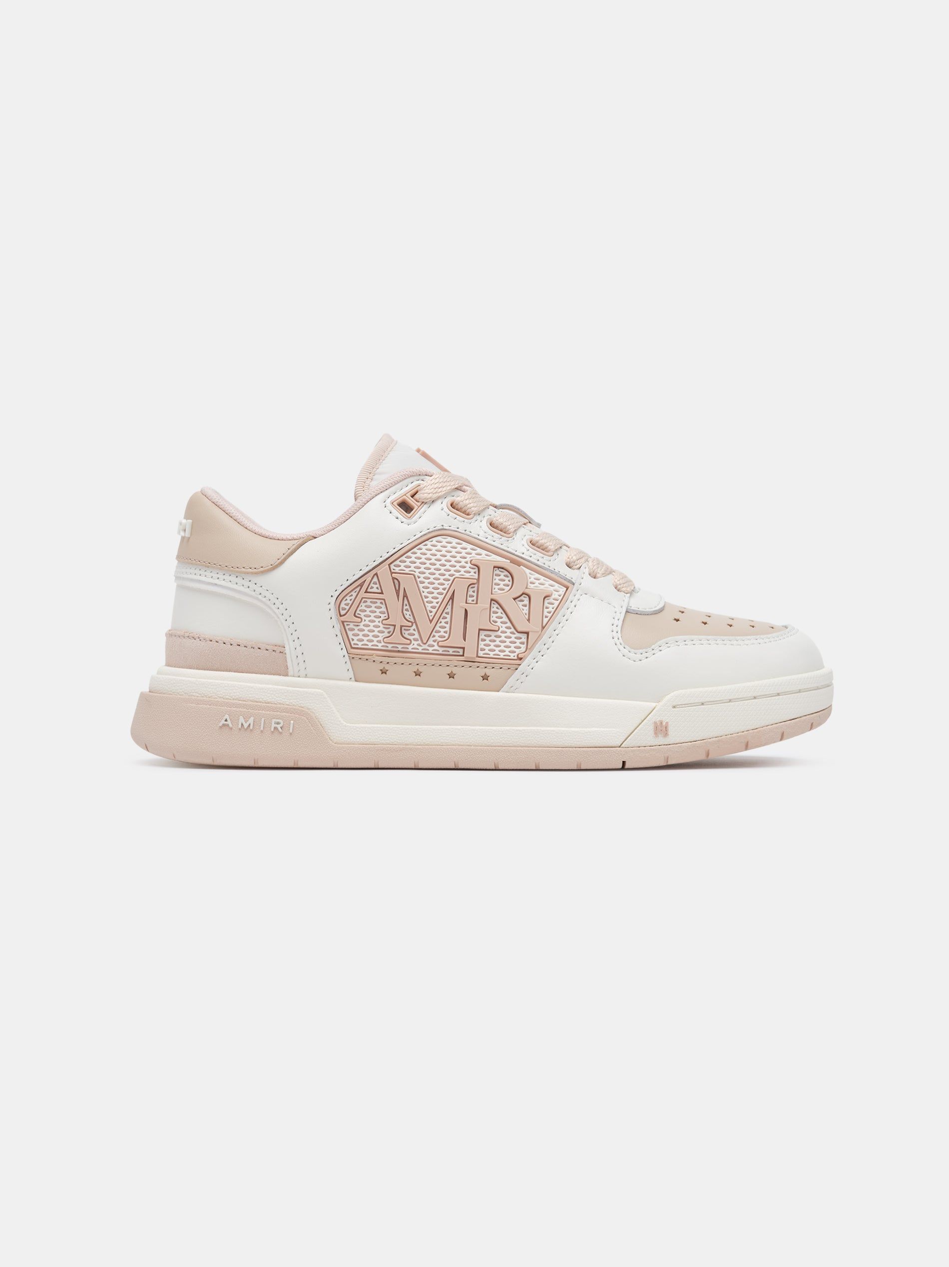 Basket Amiri Classic Low Femme Blanche Rose | HGSJ09378