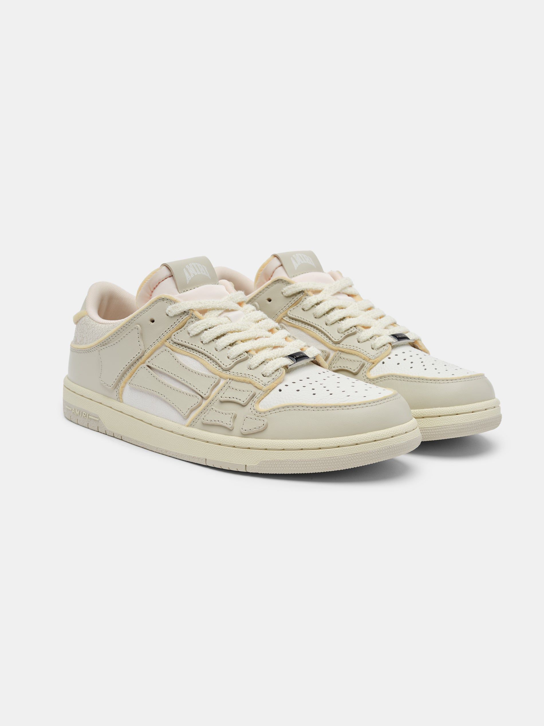 Basket Amiri Collegiate Skel-top Low Femme Blanche | JQKR71248