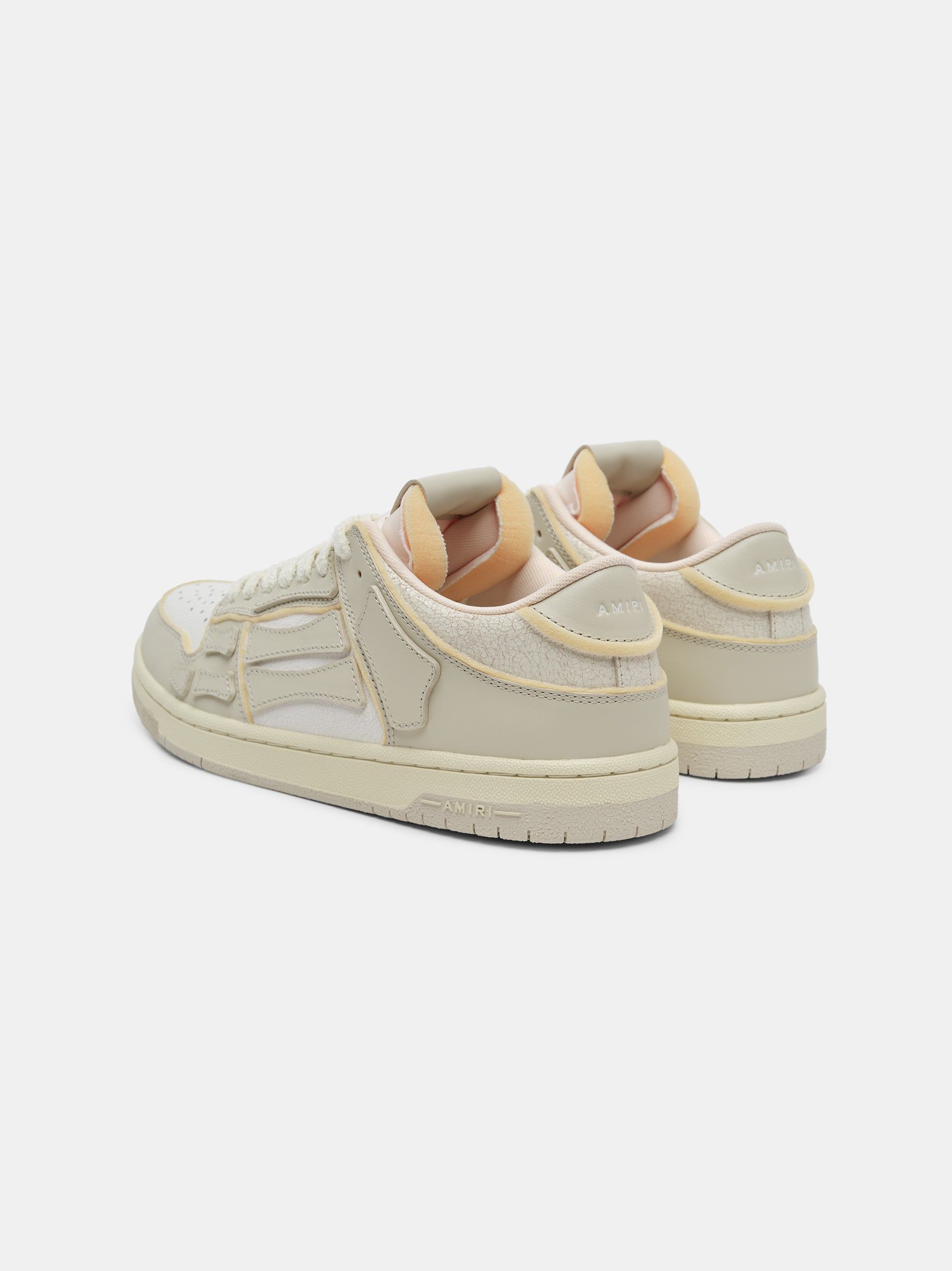 Basket Amiri Collegiate Skel-top Low Femme Blanche | JQKR71248
