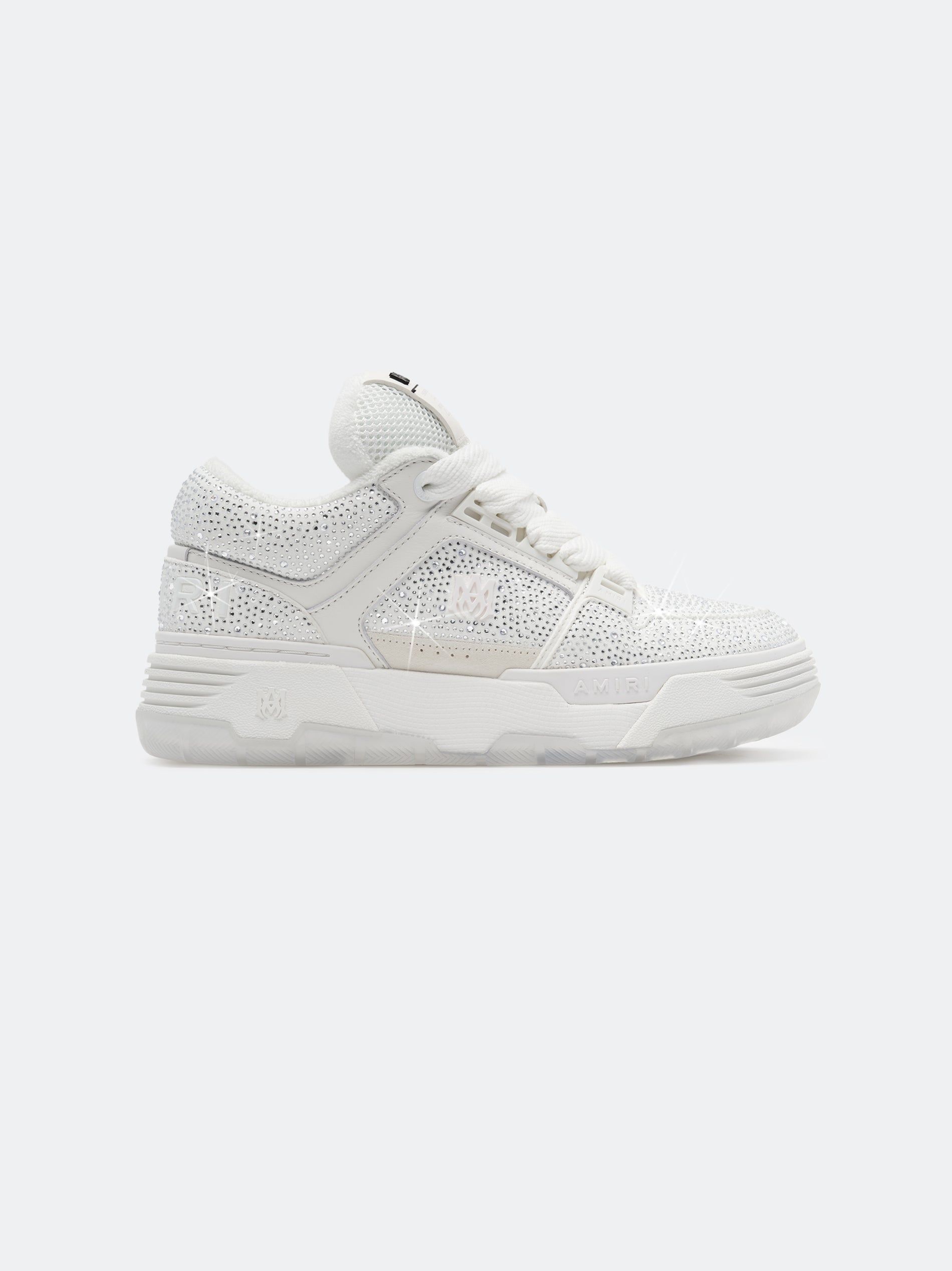 Basket Amiri Crystal Ma-1 Femme Blanche | AJFC23867