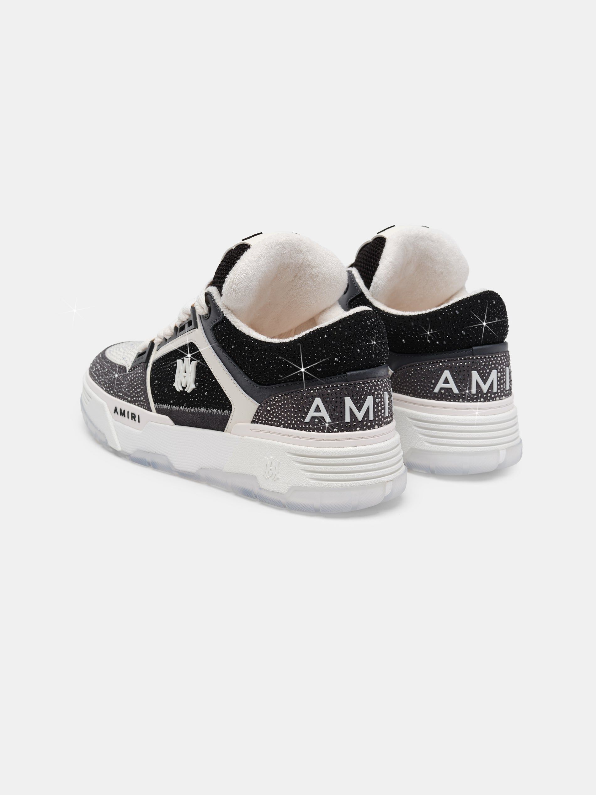 Basket Amiri Crystal Ma-1 Femme Noir | NGHC86325