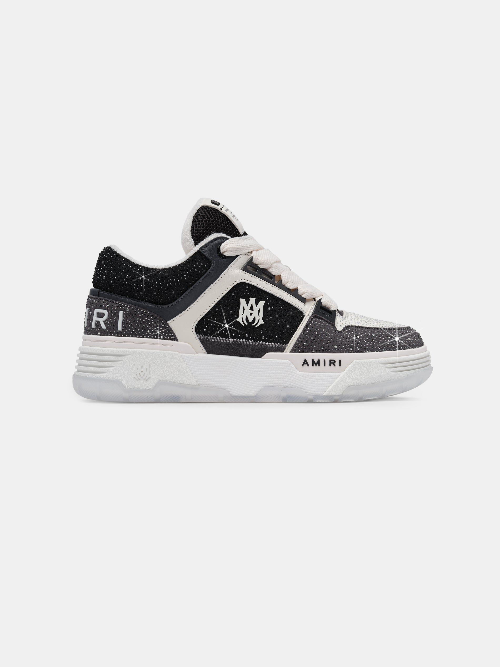 Basket Amiri Crystal Ma-1 Femme Noir | NGHC86325
