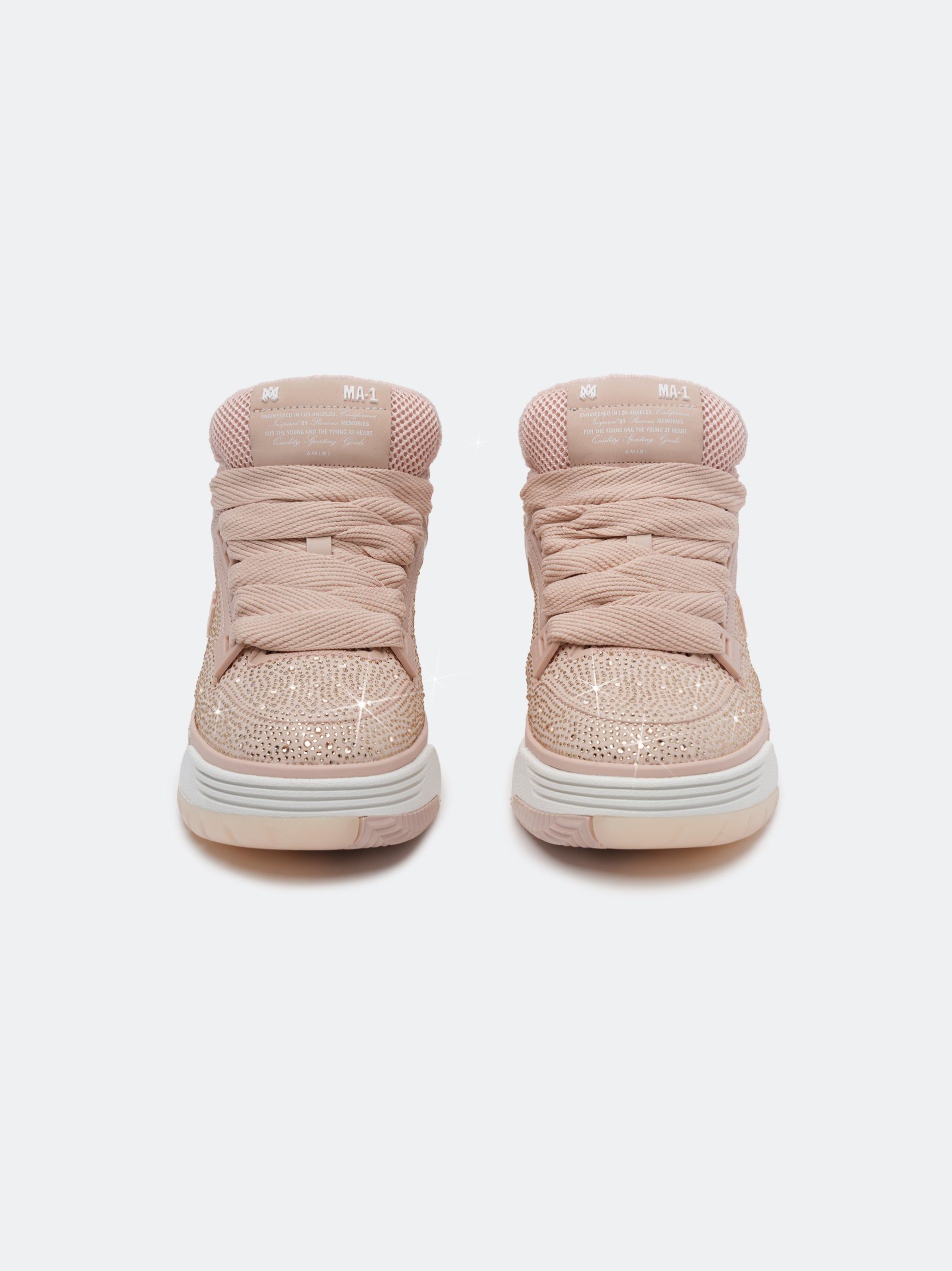 Basket Amiri Crystal Ma-1 Femme Rose | EWSU36718