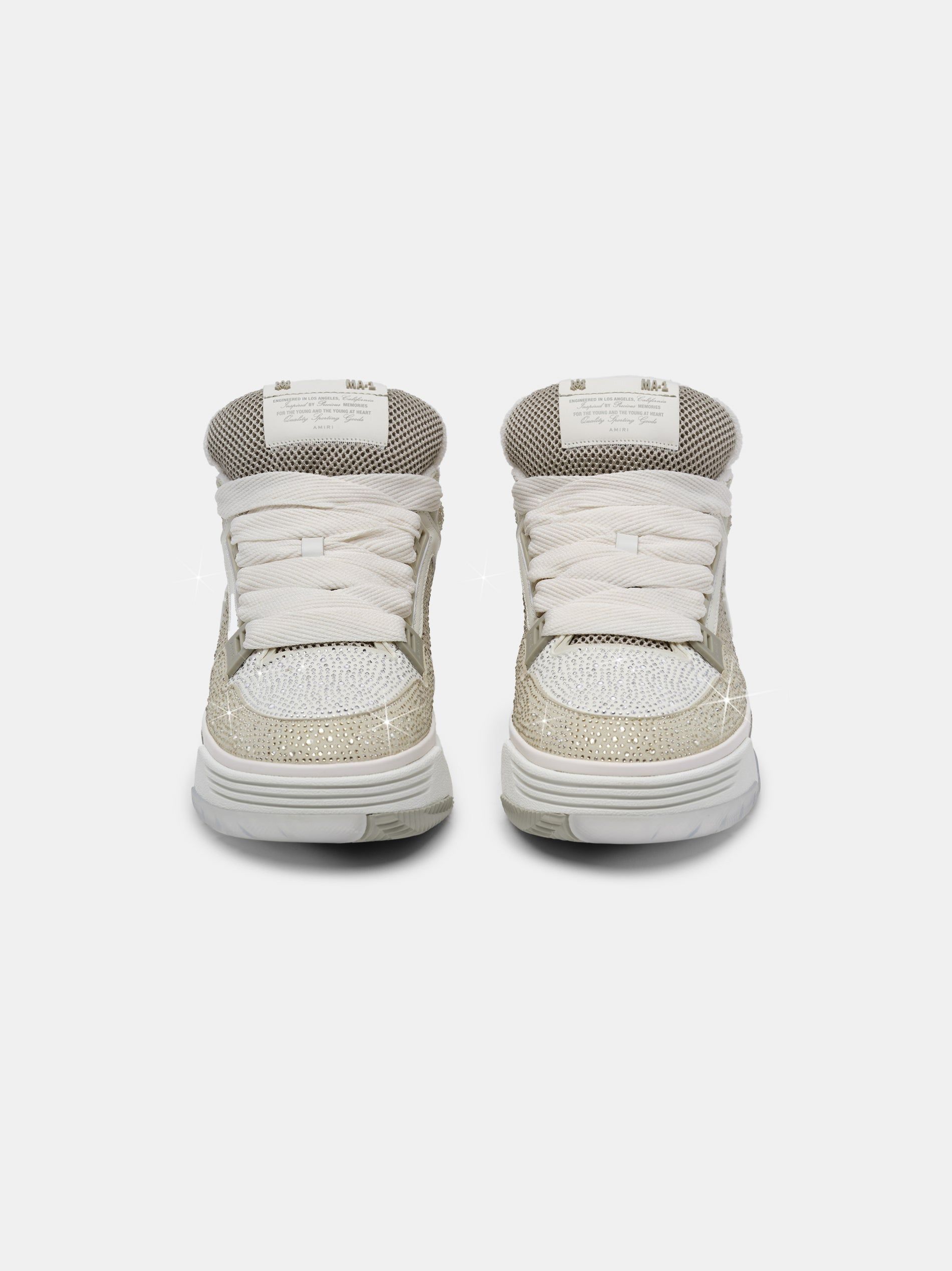Basket Amiri Crystal Ma-1 Homme Alabaster | AEHY26417