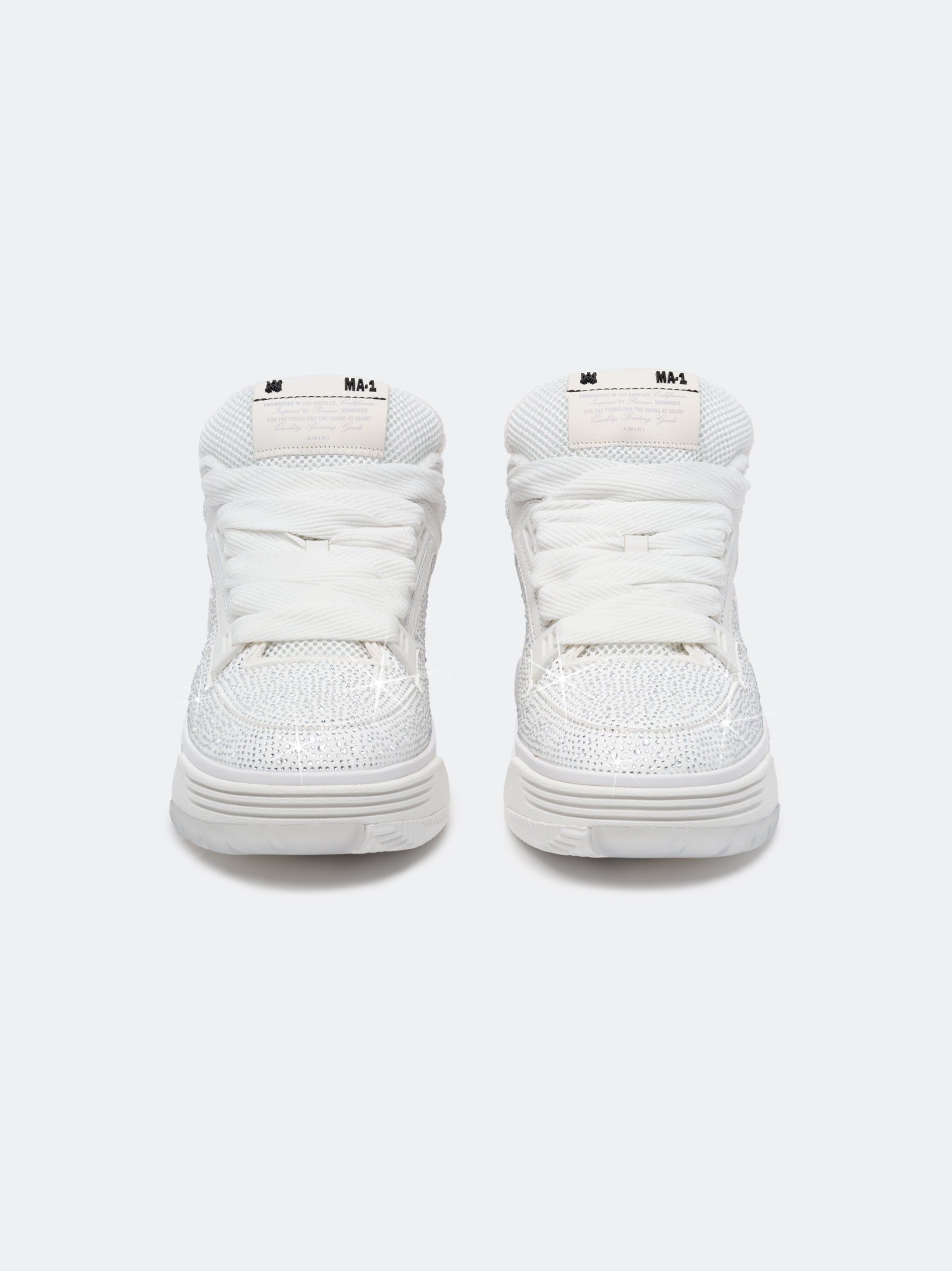 Basket Amiri Crystal Ma-1 Homme Blanche | NQIB17290