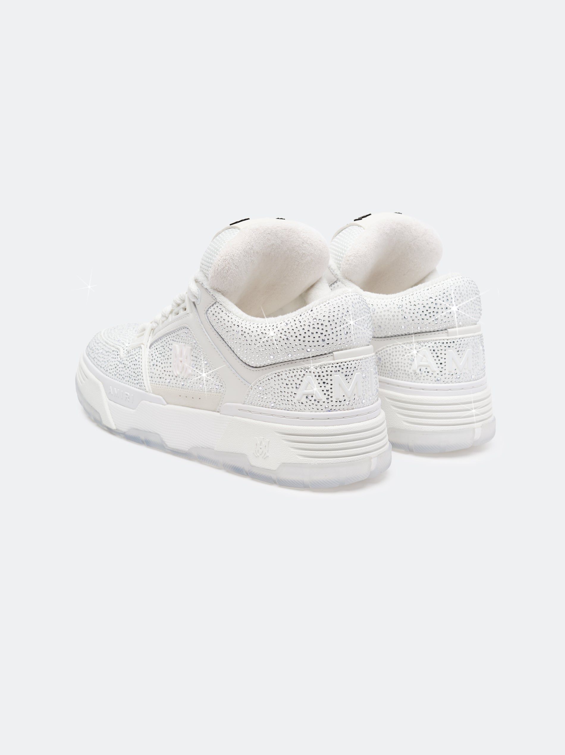 Basket Amiri Crystal Ma-1 Homme Blanche | NQIB17290