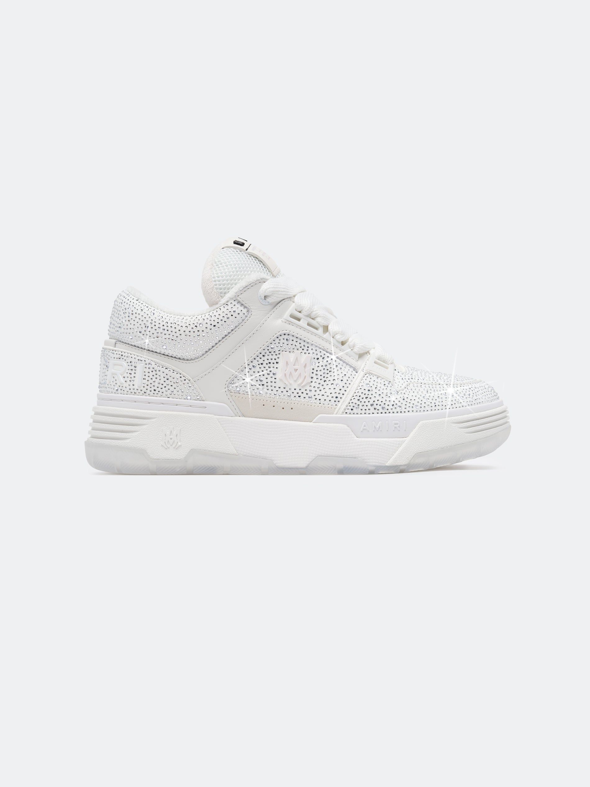 Basket Amiri Crystal Ma-1 Homme Blanche | NQIB17290