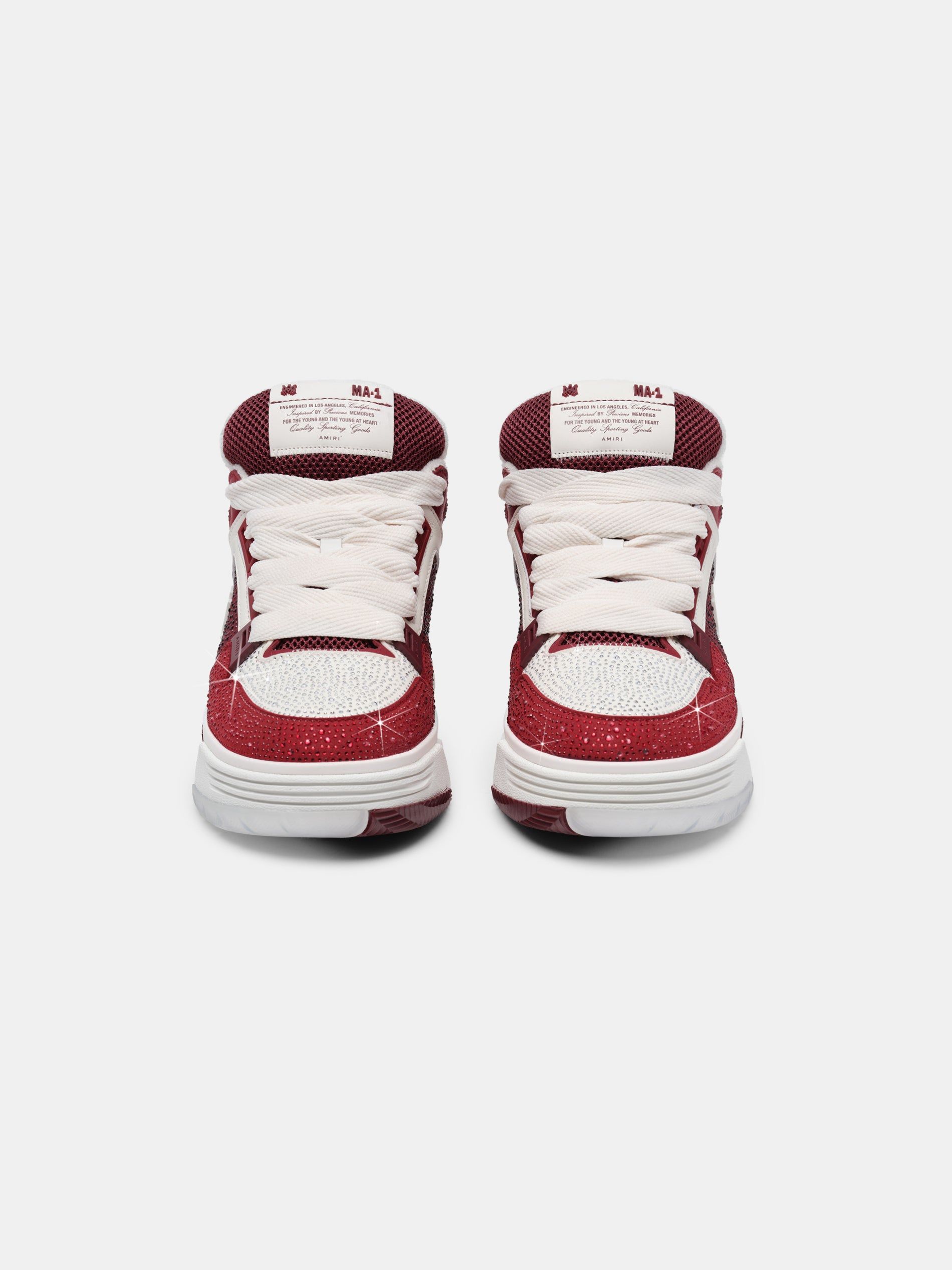 Basket Amiri Crystal Ma-1 Homme Bordeaux | TPGQ89325