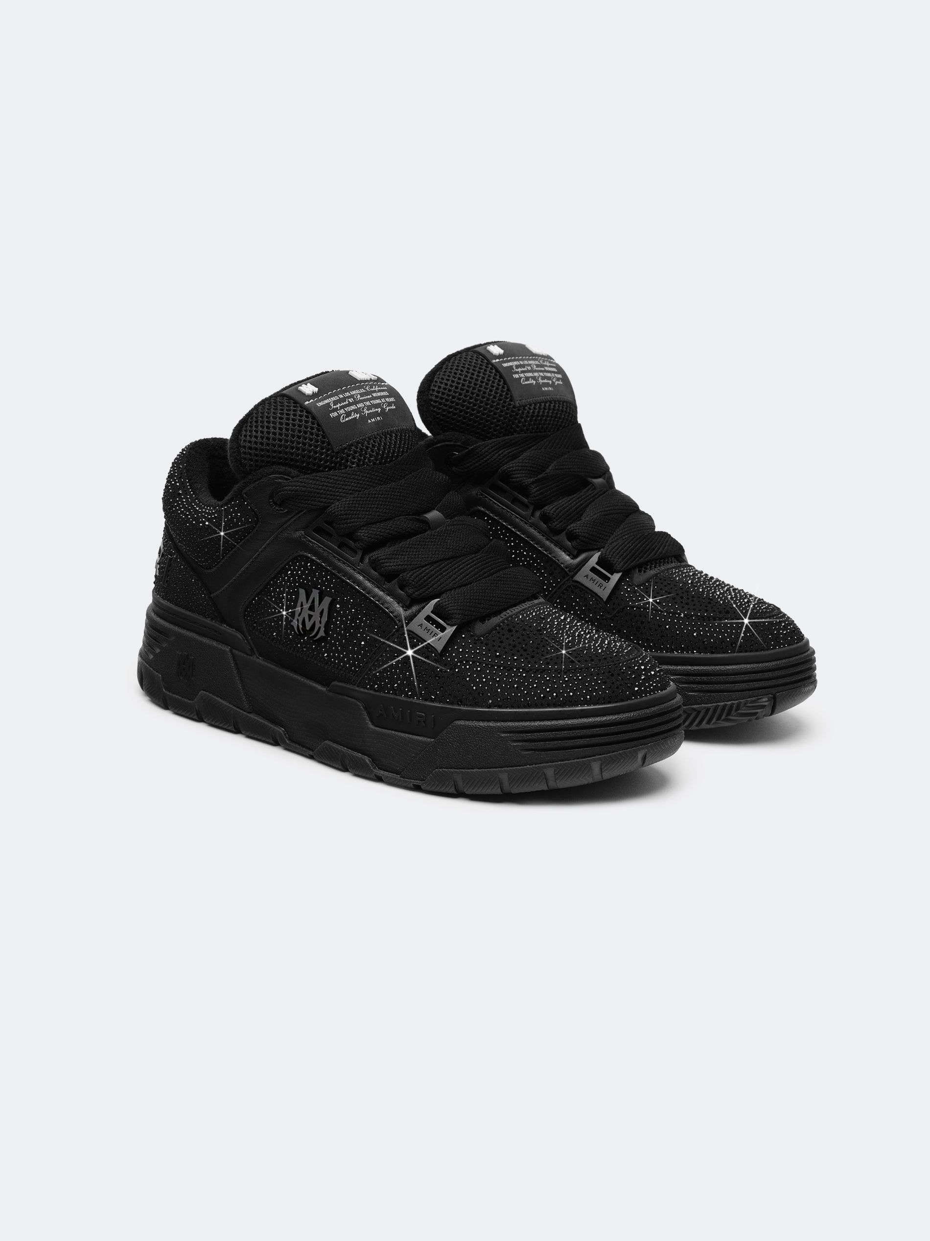 Basket Amiri Crystal Ma-1 Homme Noir | ELSF25096