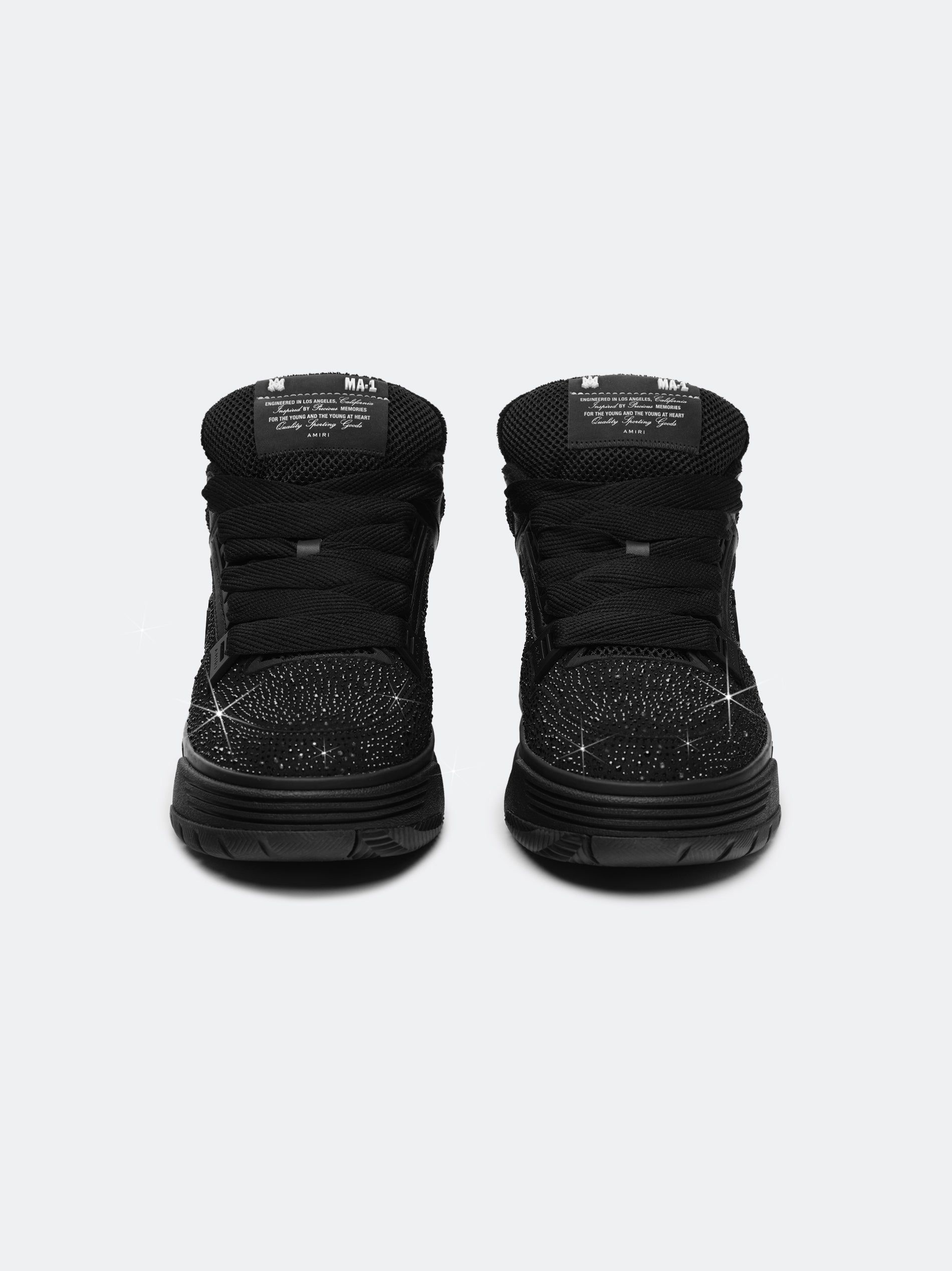 Basket Amiri Crystal Ma-1 Homme Noir | ELSF25096