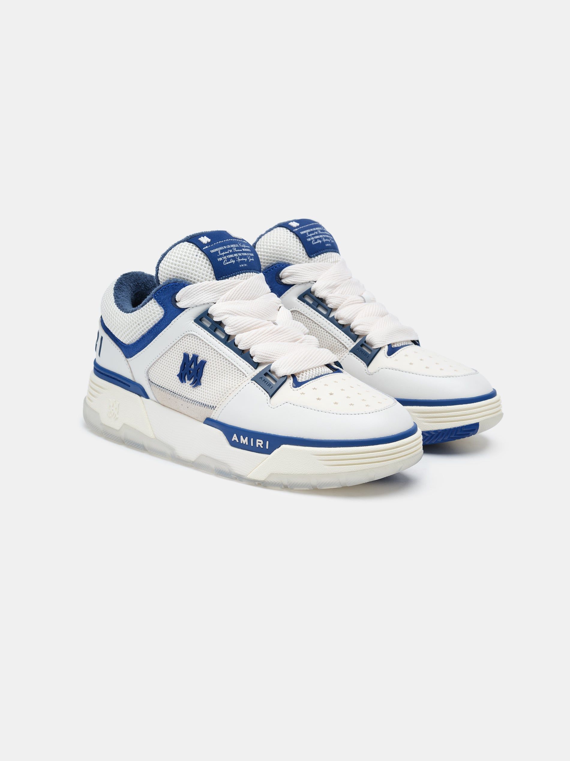 Basket Amiri Ma-1 Homme Bleu Marine Blanche | BVIC41526