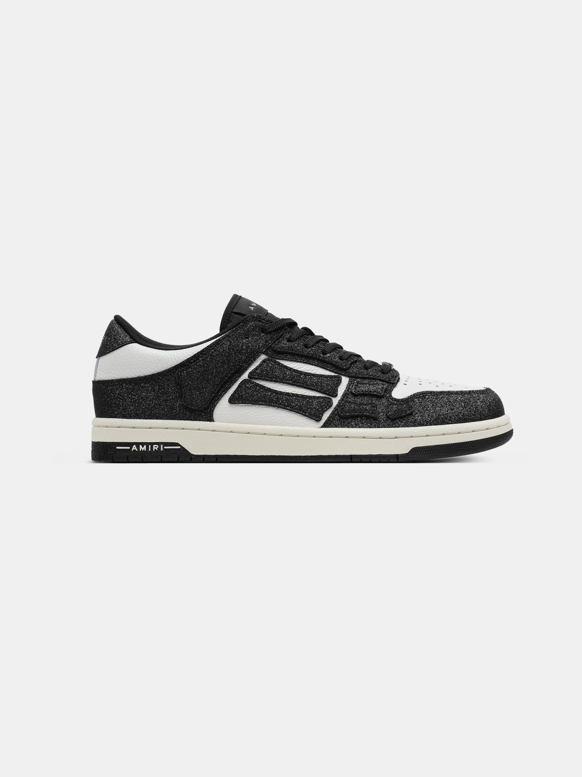 Basket Amiri Shimmer Skel-top Low Femme Noir | BOUX36705