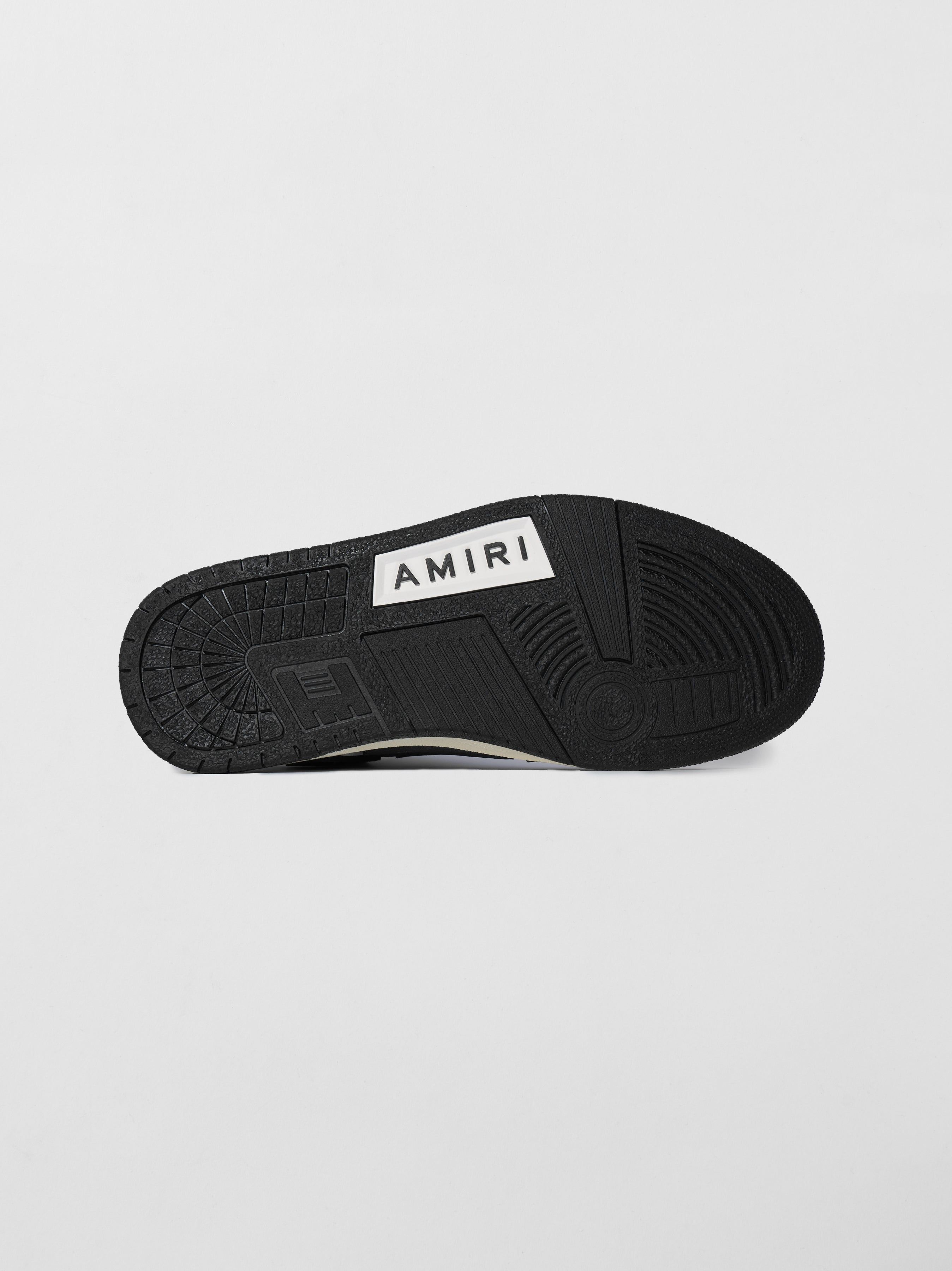 Basket Amiri Skel-top Low Femme Blanche Noir | AUTV18490