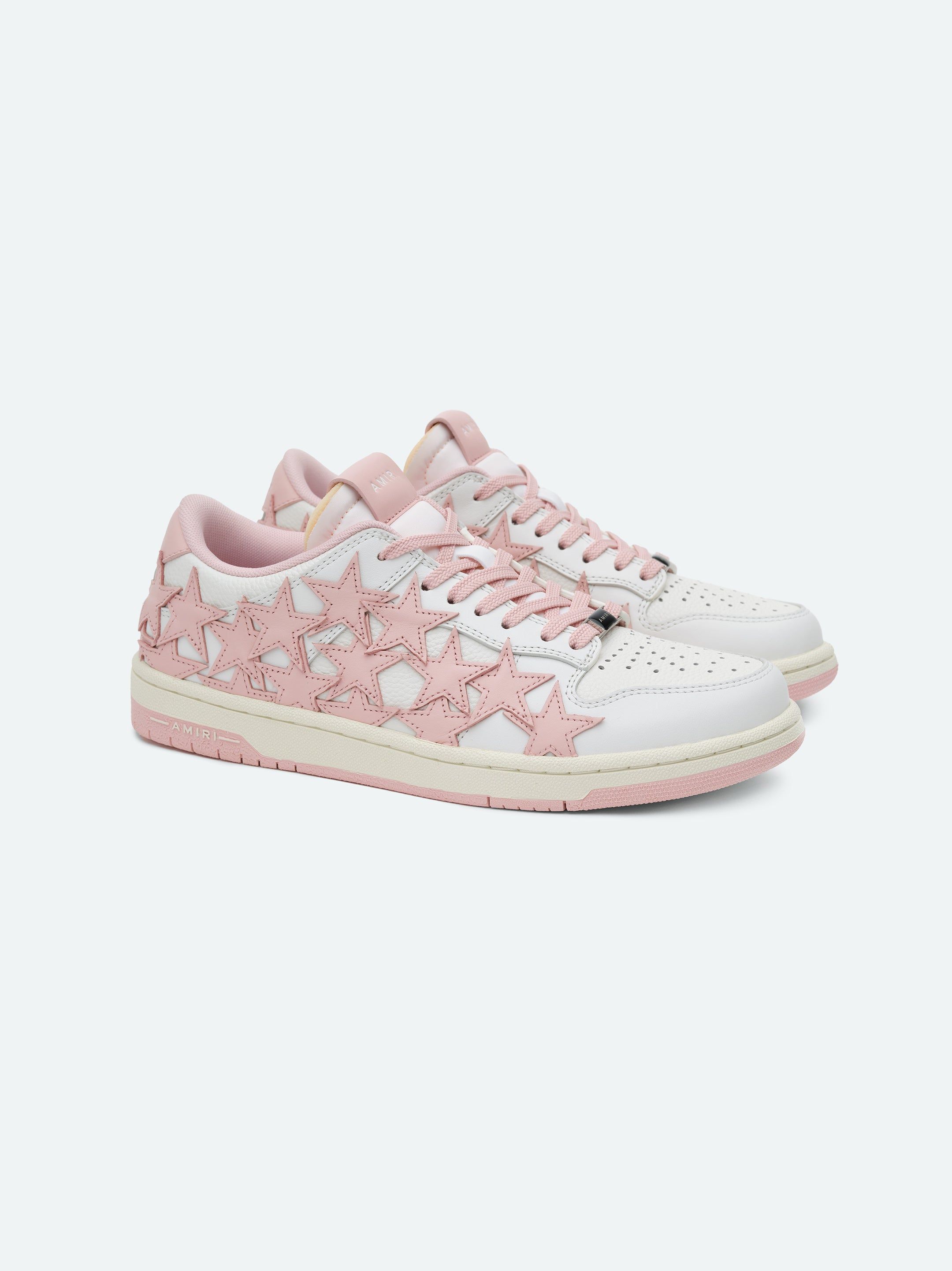 Basket Amiri Stars Low Femme Blanche Rose | YJDE18795