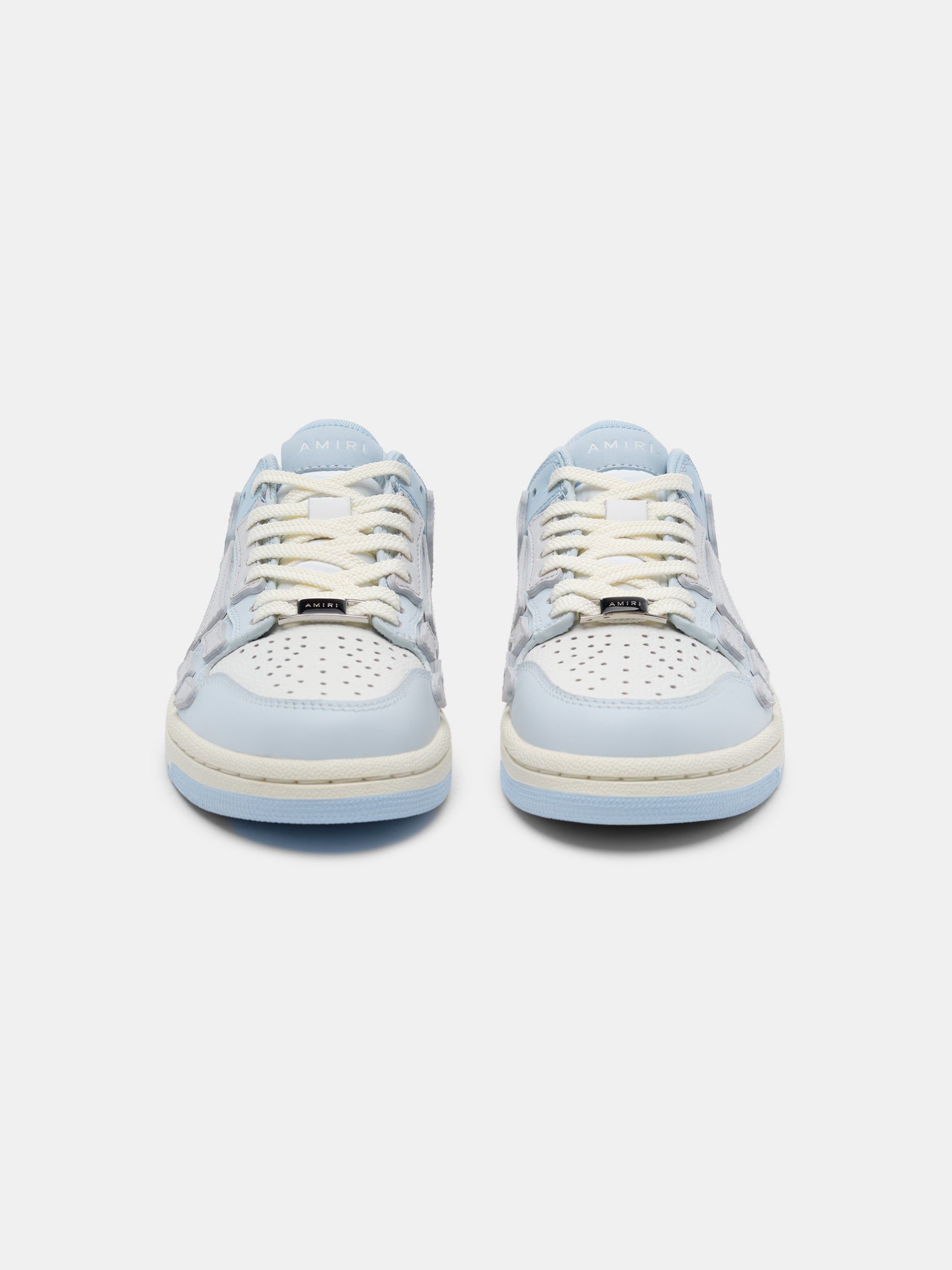 Basket Amiri Two-tone Skel Top Low Femme Bleu Blanche Grise | GTHV83172
