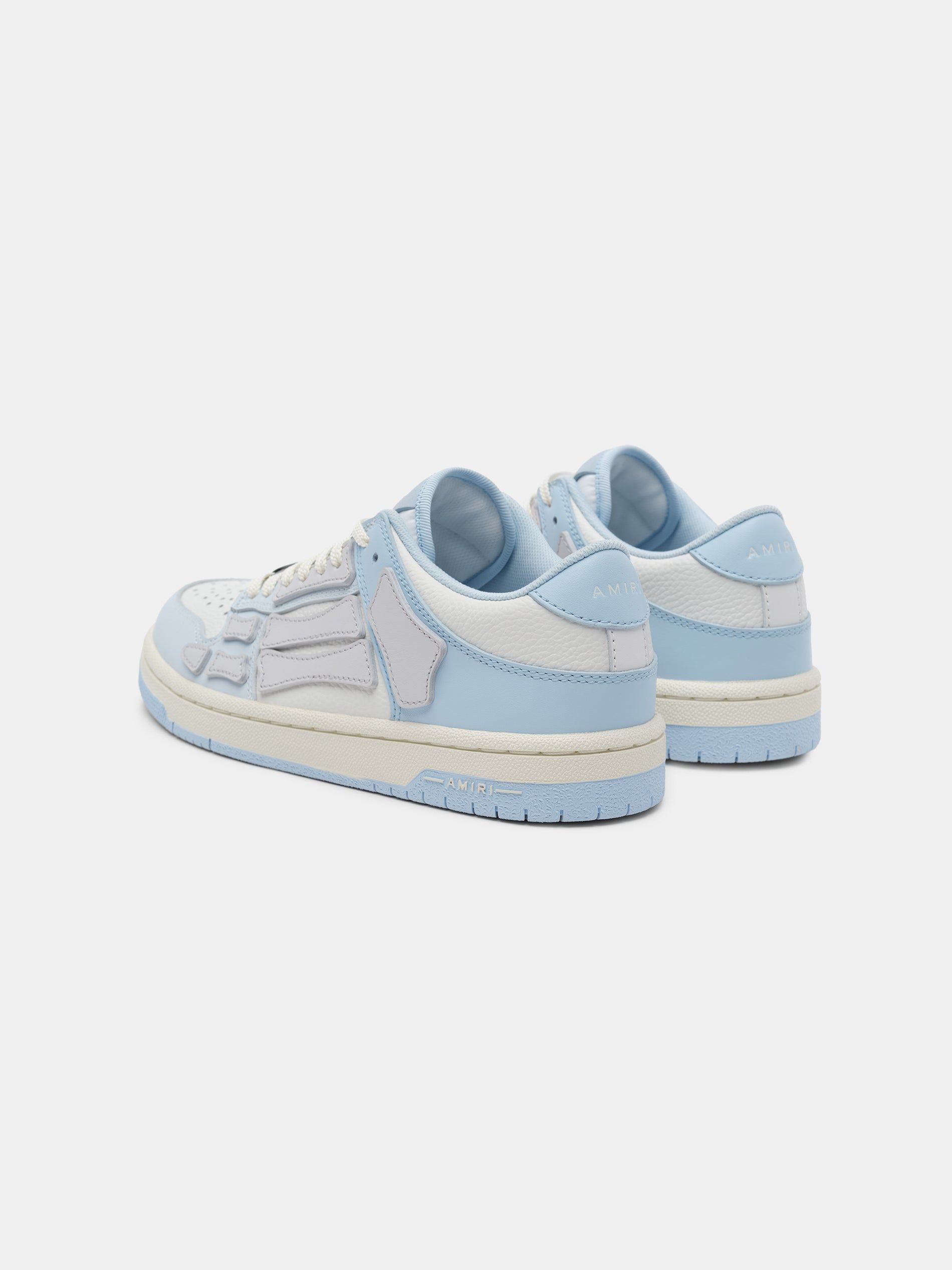 Basket Amiri Two-tone Skel Top Low Femme Bleu Blanche Grise | GTHV83172