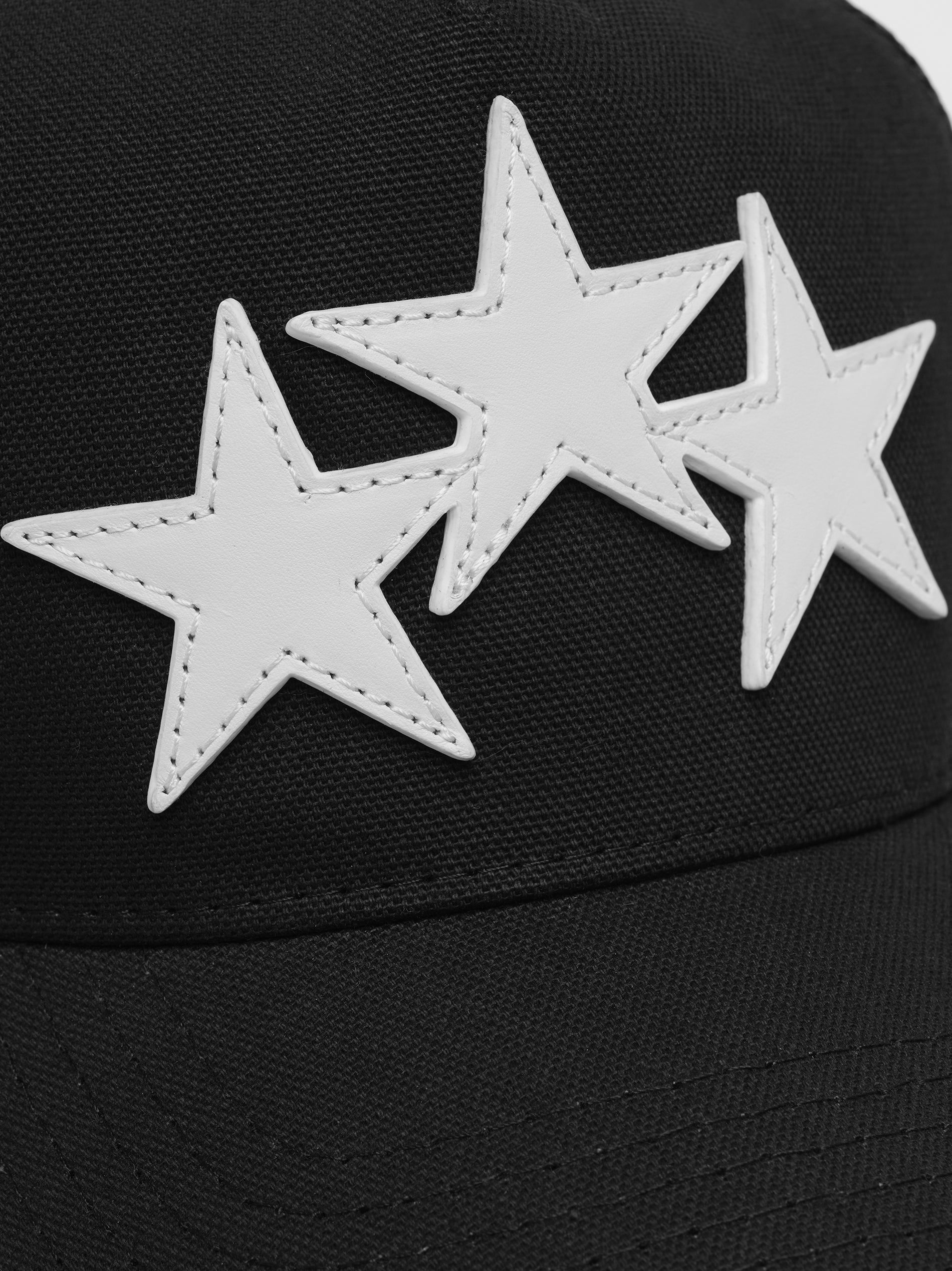 Chapeaux Amiri 3 Star Trucker Hat Homme Noir Blanche | JSNK78403