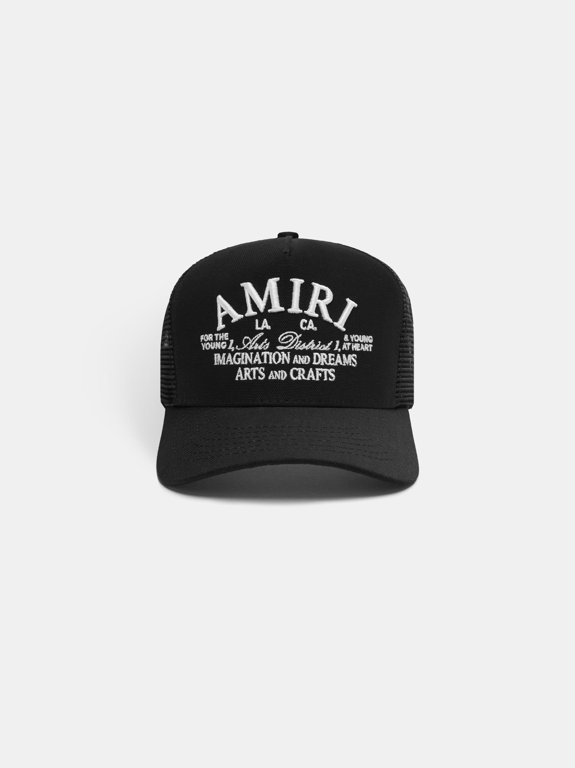Chapeaux Amiri Arts District Trucker Hat Homme Noir | XUQK74039