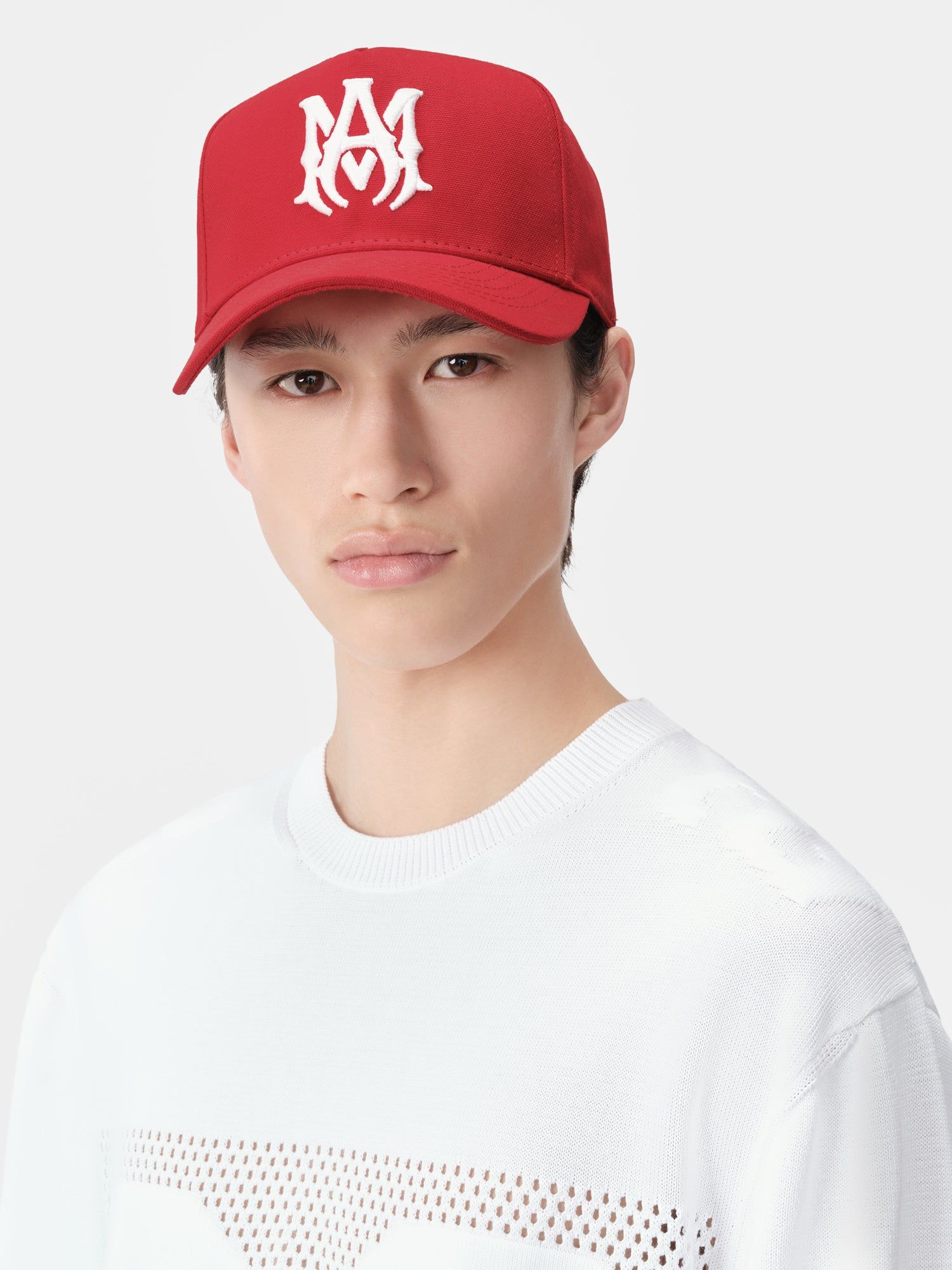 Chapeaux Amiri Full Canvas Ma Hat Homme Rouge | MAJG43765
