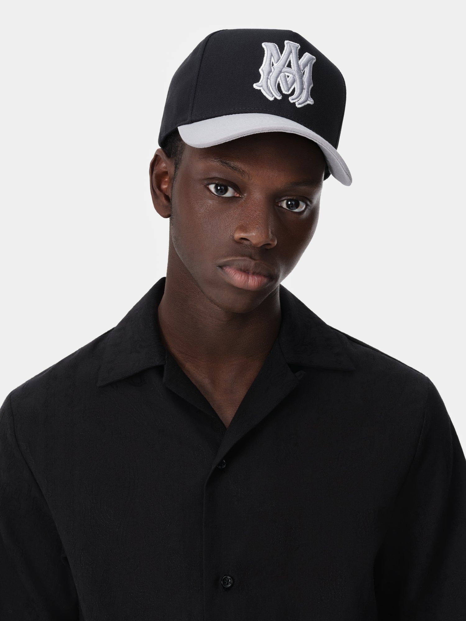 Chapeaux Amiri Ma Canvas Hat Homme Noir Grise | GNDM58342