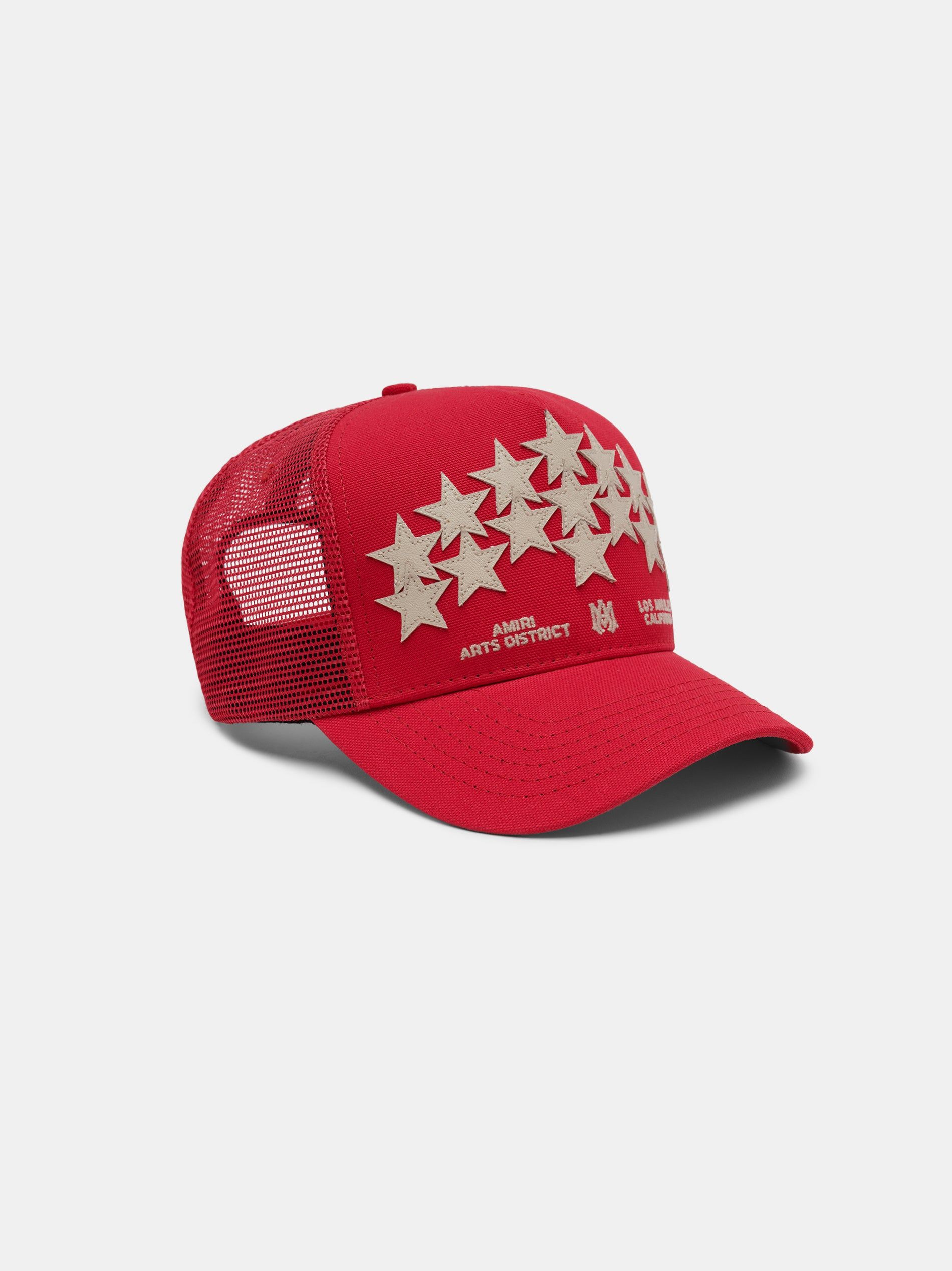 Chapeaux Amiri Stars Trucker Hat Homme Rouge | LIQZ56872
