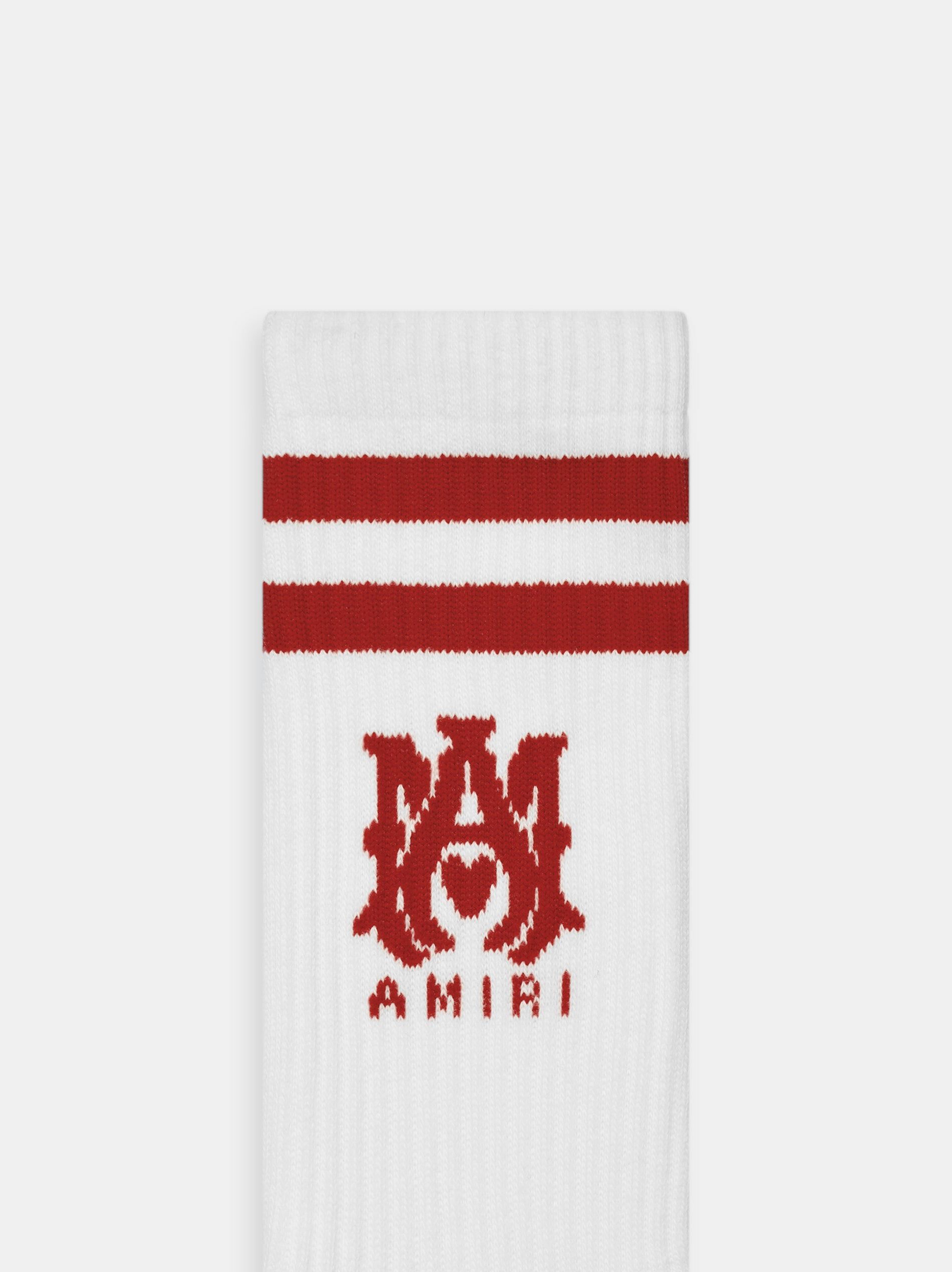 Chaussette Amiri Ma Stripe Socks Homme Blanche Orange Rose | YESH59134