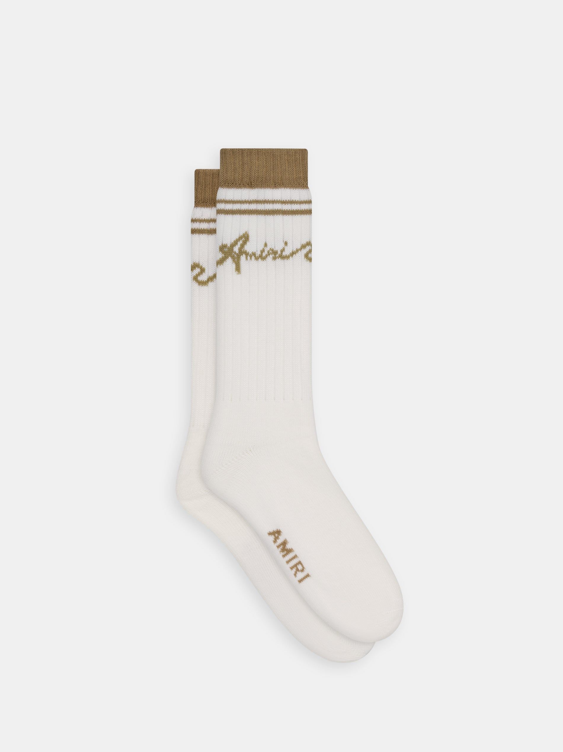 Chaussette Amiri Wave Socks Homme Toasted Coconut | MLXG41360