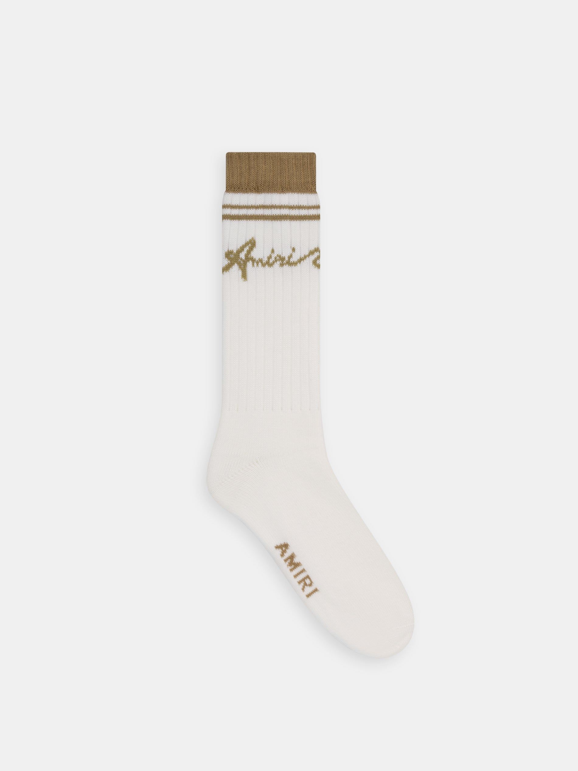 Chaussette Amiri Wave Socks Homme Toasted Coconut | MLXG41360