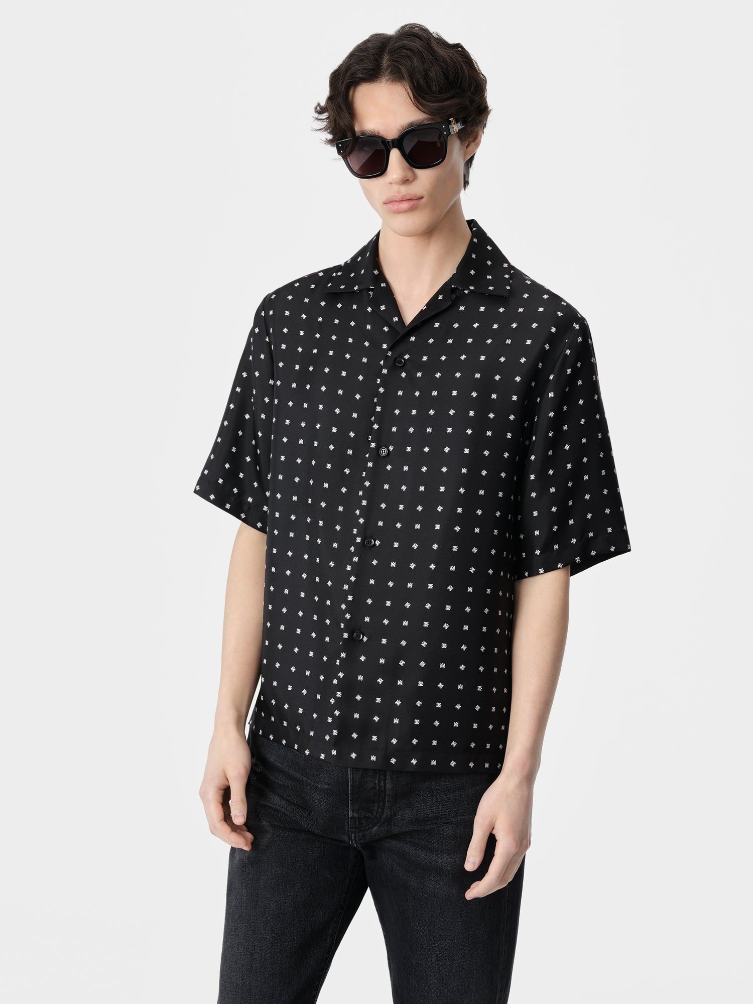 Chemises Amiri Mix And Match Ma Shirt Homme Noir | XKEU59043