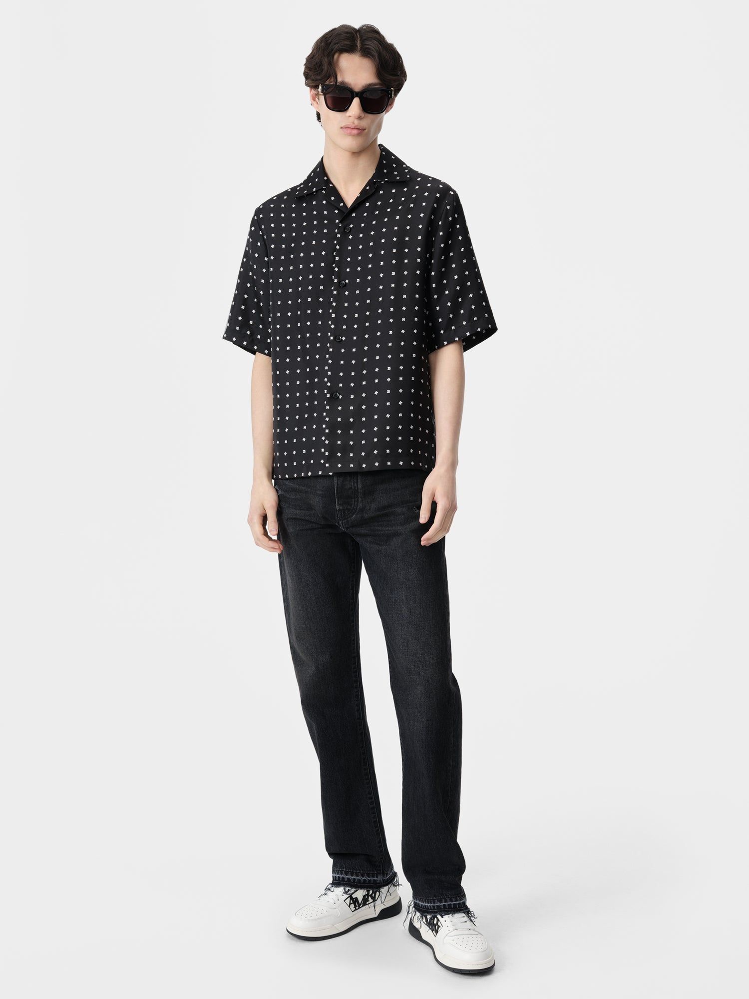 Chemises Amiri Mix And Match Ma Shirt Homme Noir | XKEU59043