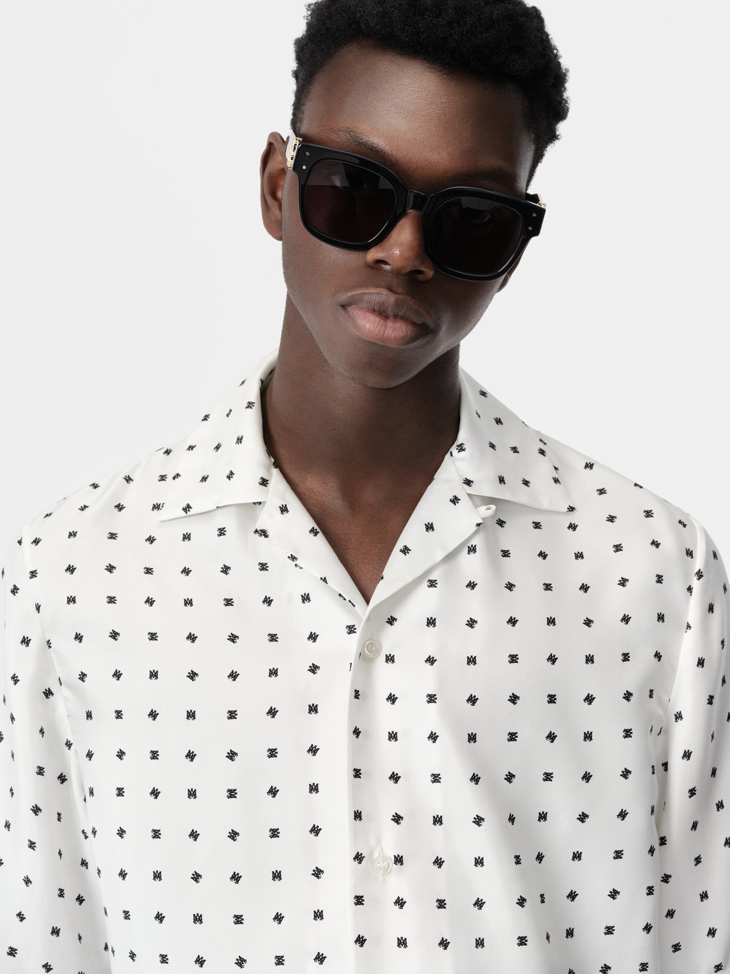 Chemises Amiri Mix And Match Ma Shirt Homme Blanche | DFTB78496