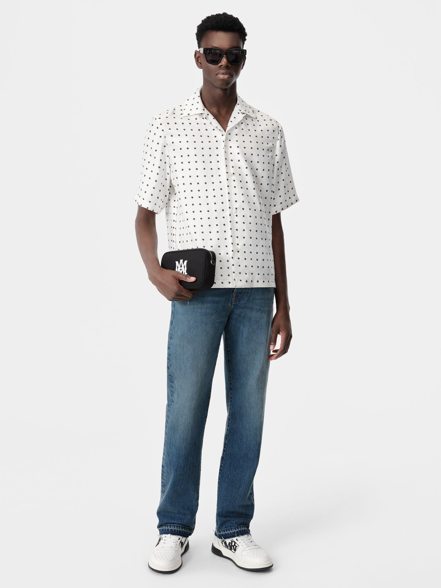 Chemises Amiri Mix And Match Ma Shirt Homme Blanche | DFTB78496