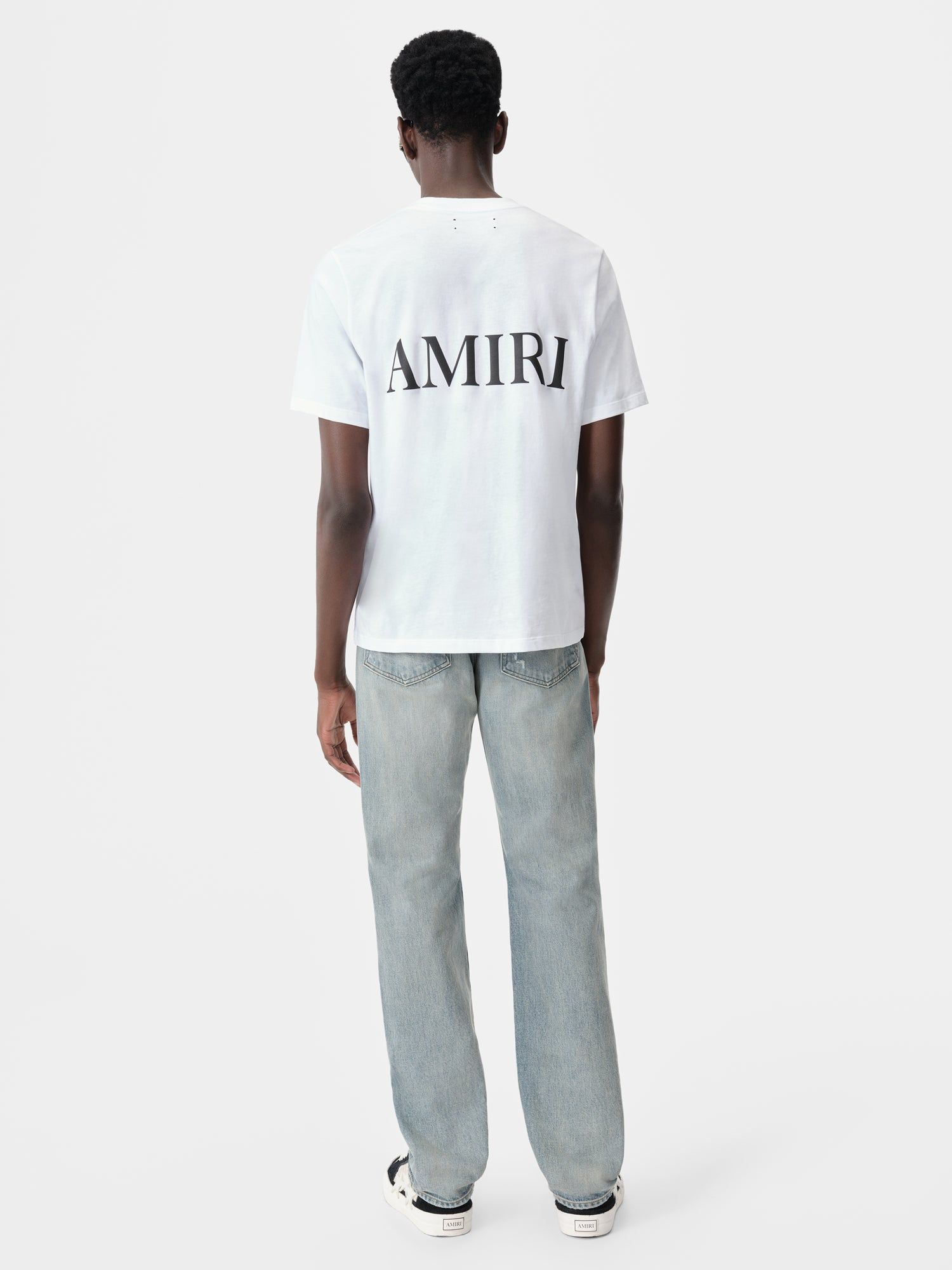 Denim Amiri Bandana Repair Straight Jean Homme Indigo | AQMD46935