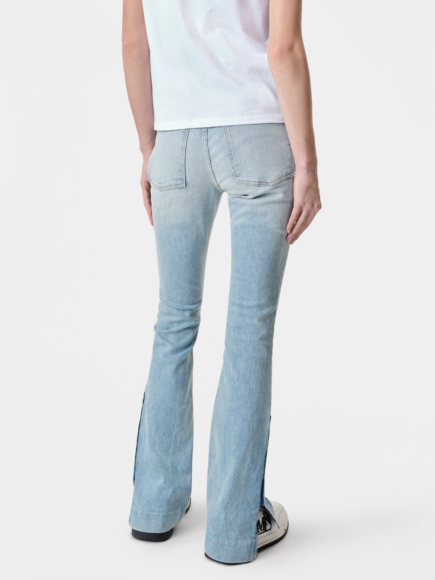 Denim Amiri Kick Flare Femme Indigo Clair | GOXH98453