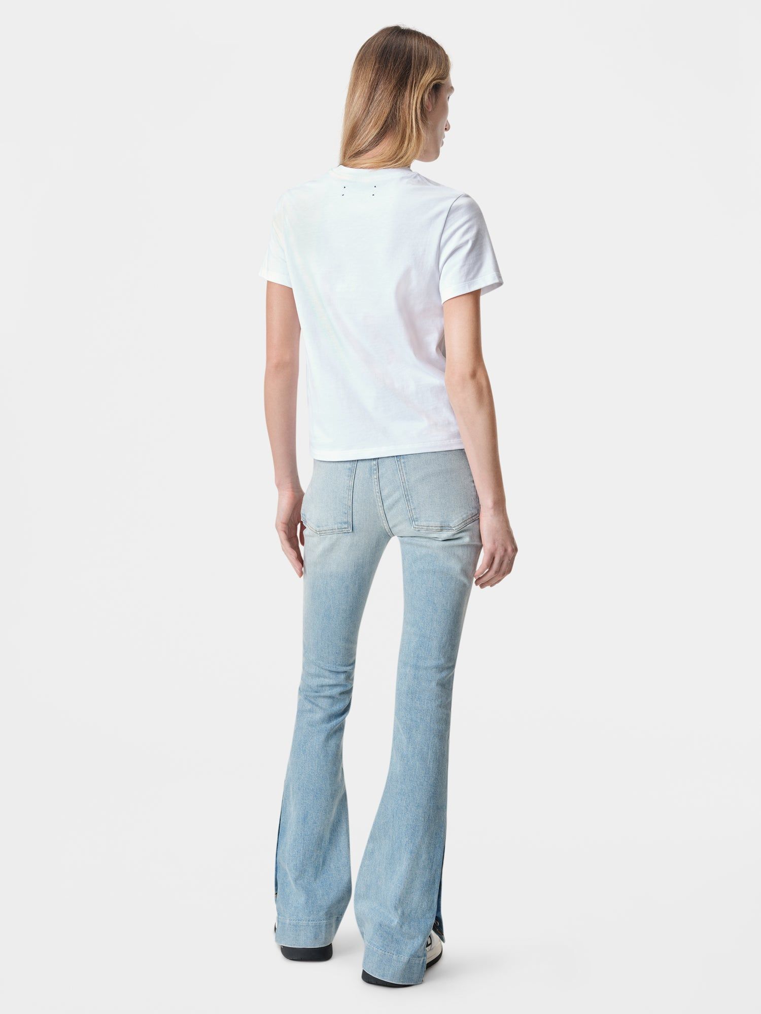 Denim Amiri Kick Flare Femme Indigo Clair | GOXH98453