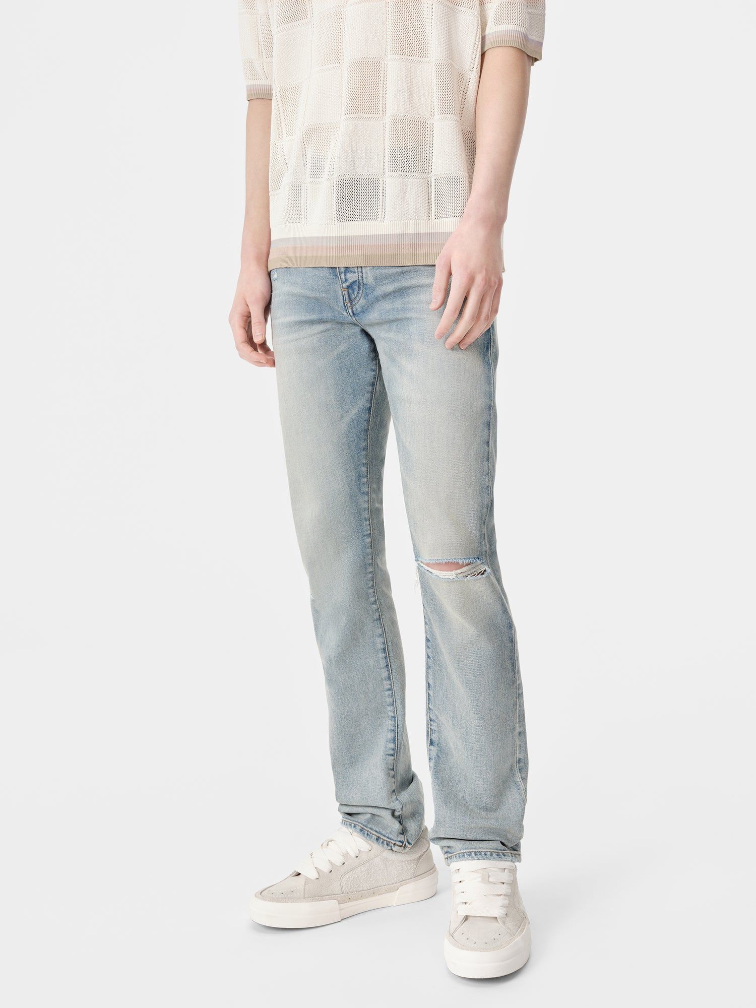 Denim Amiri Slash Slim Jean Homme Indigo | NIJU52790