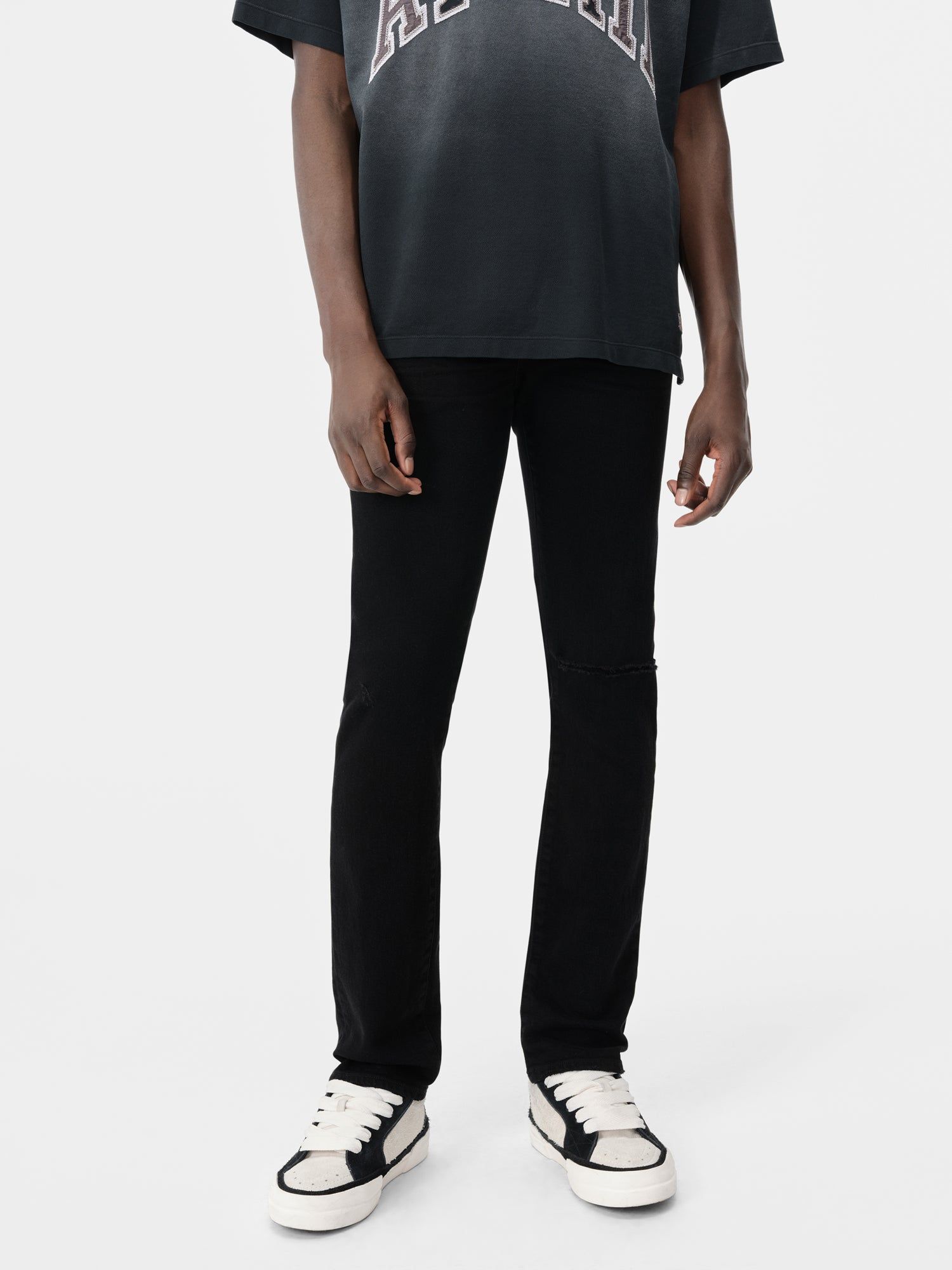 Denim Amiri Slash Slim Jean Homme Noir | NPSV62014